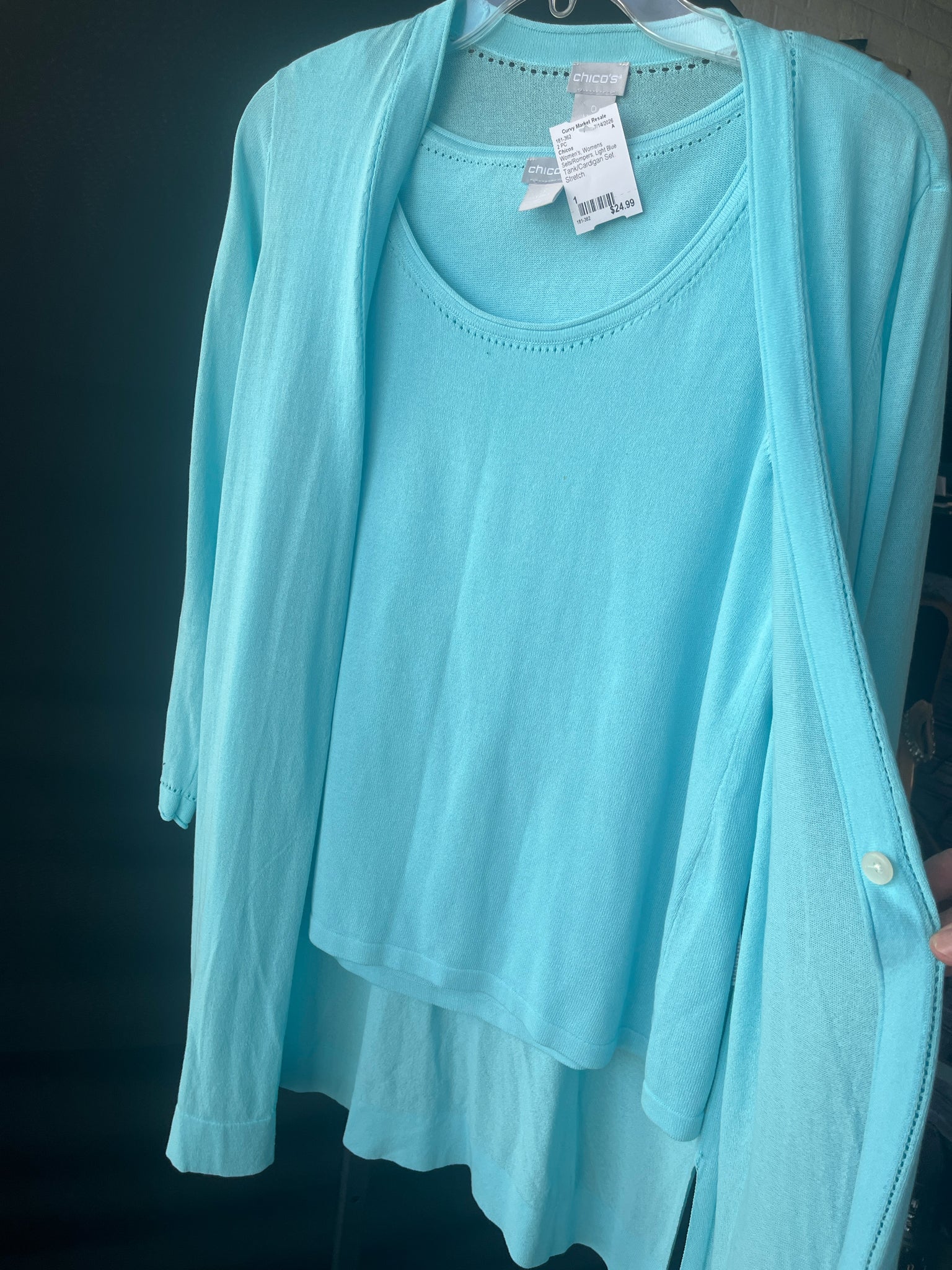 Chicos Womens Sets/Rompers Size 1 2 PC