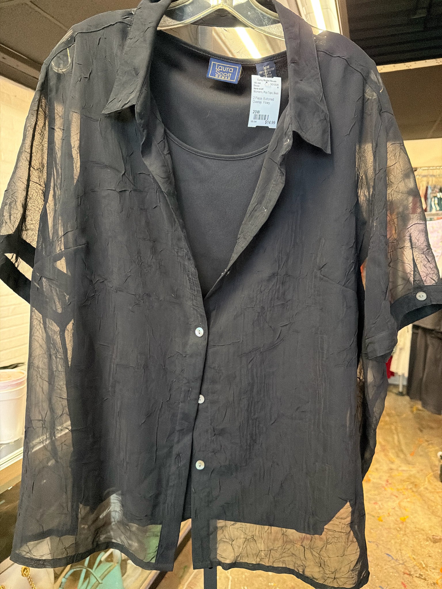 laura scott Plus Tops Size 20W Blouse
