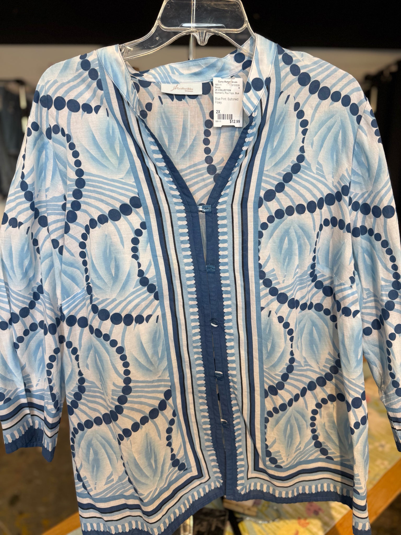 JH. COLLECTION Plus Tops Size 2X Blouse