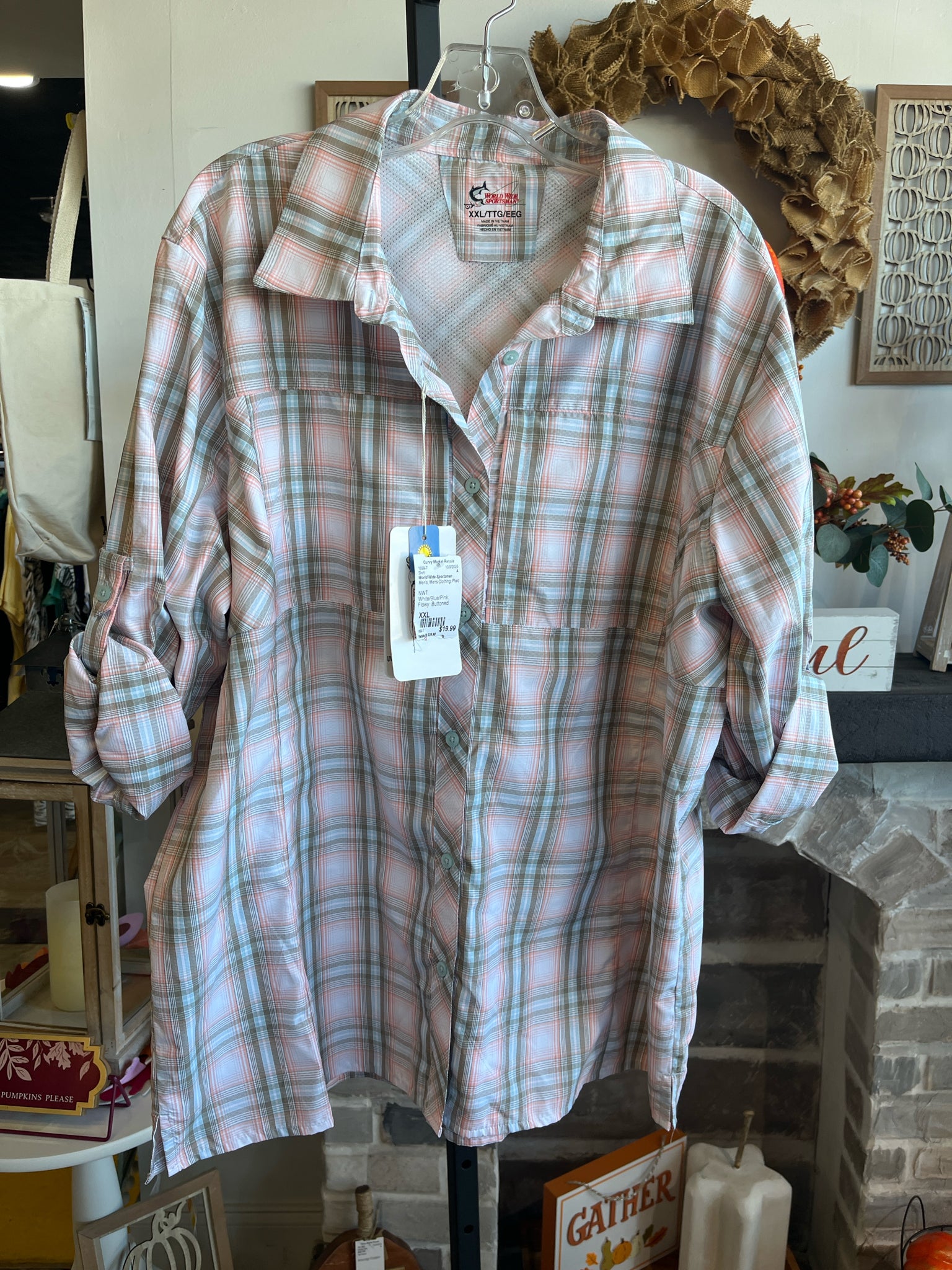 World Wide Sportsman Men's Size XXL Mens Clothing Shirt