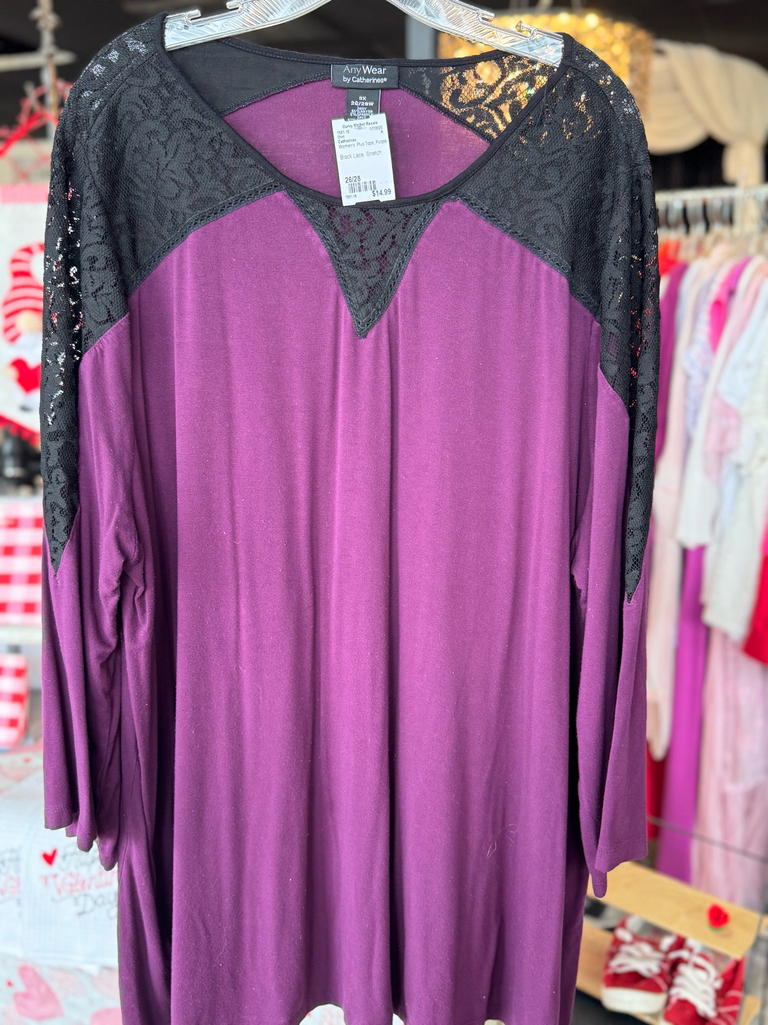 Catherines Plus Tops Size 26/28 Shirt