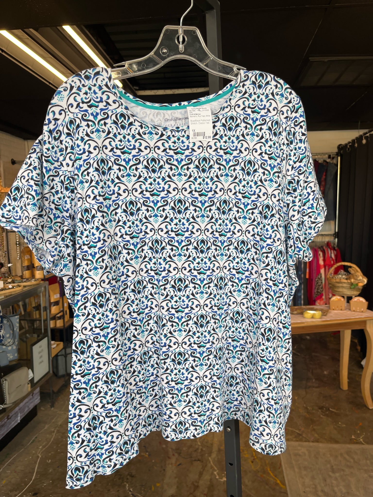 Croft & Barrow Plus Tops Size 1X Shirt