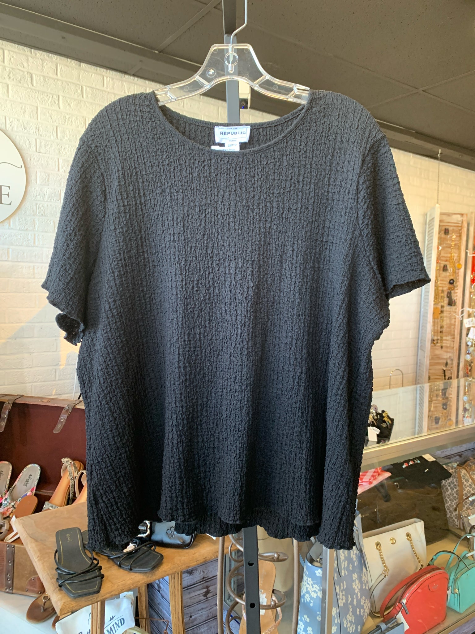 For the Republic Plus Tops Size 2X Blouse