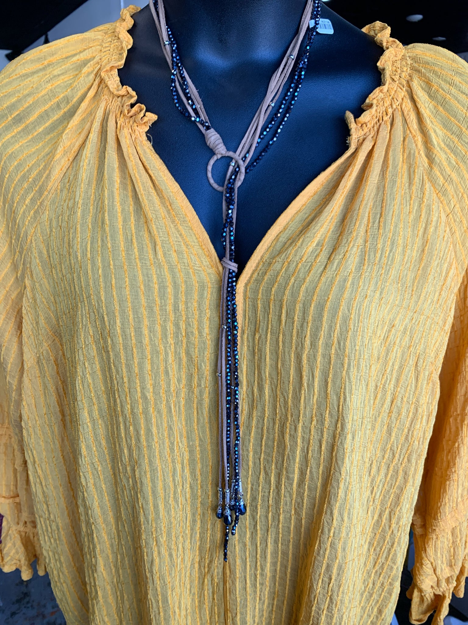 Chicos Navy Necklace