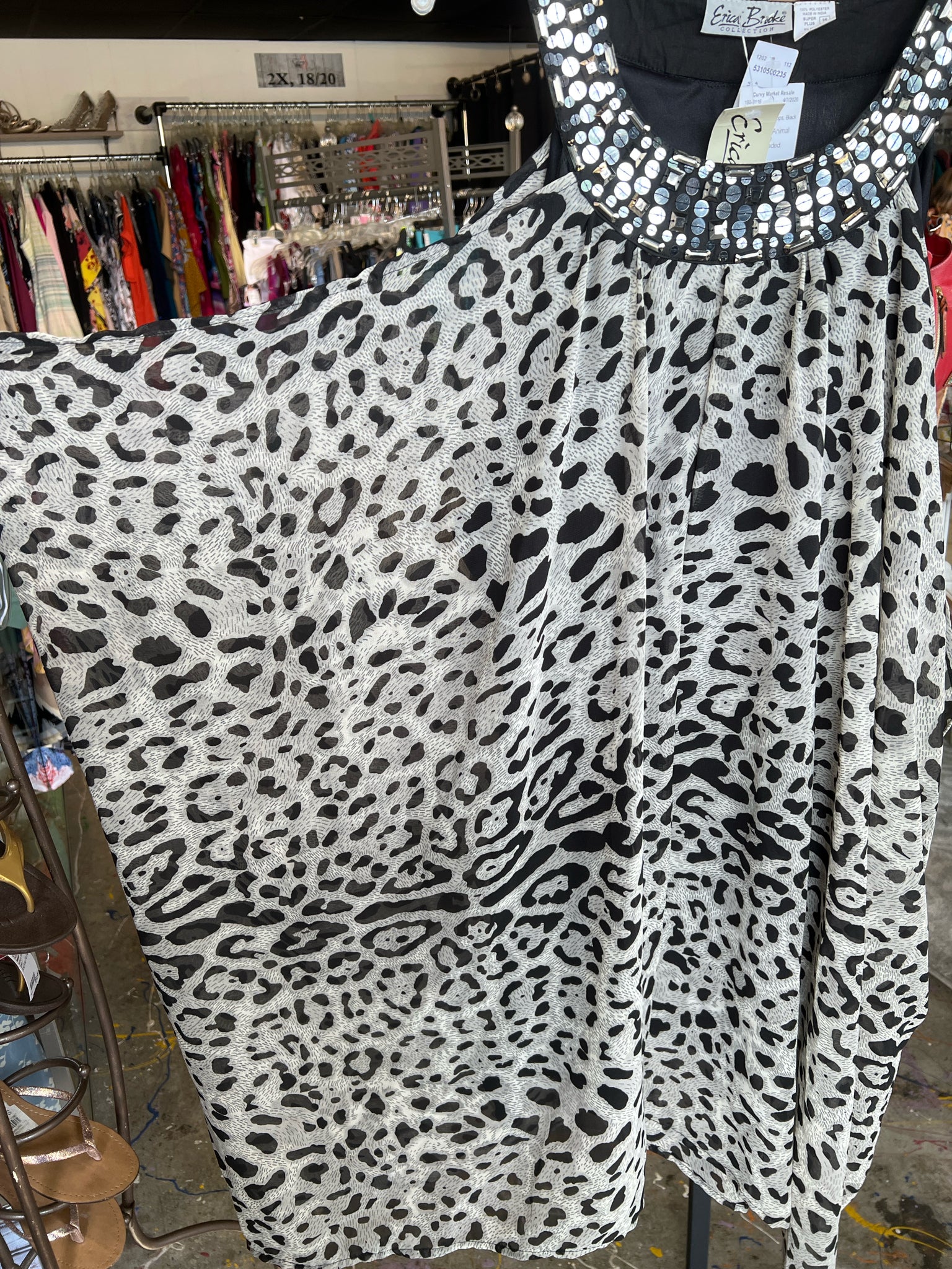 ERICA BROOKE Plus Tops Size 36 Blouse
