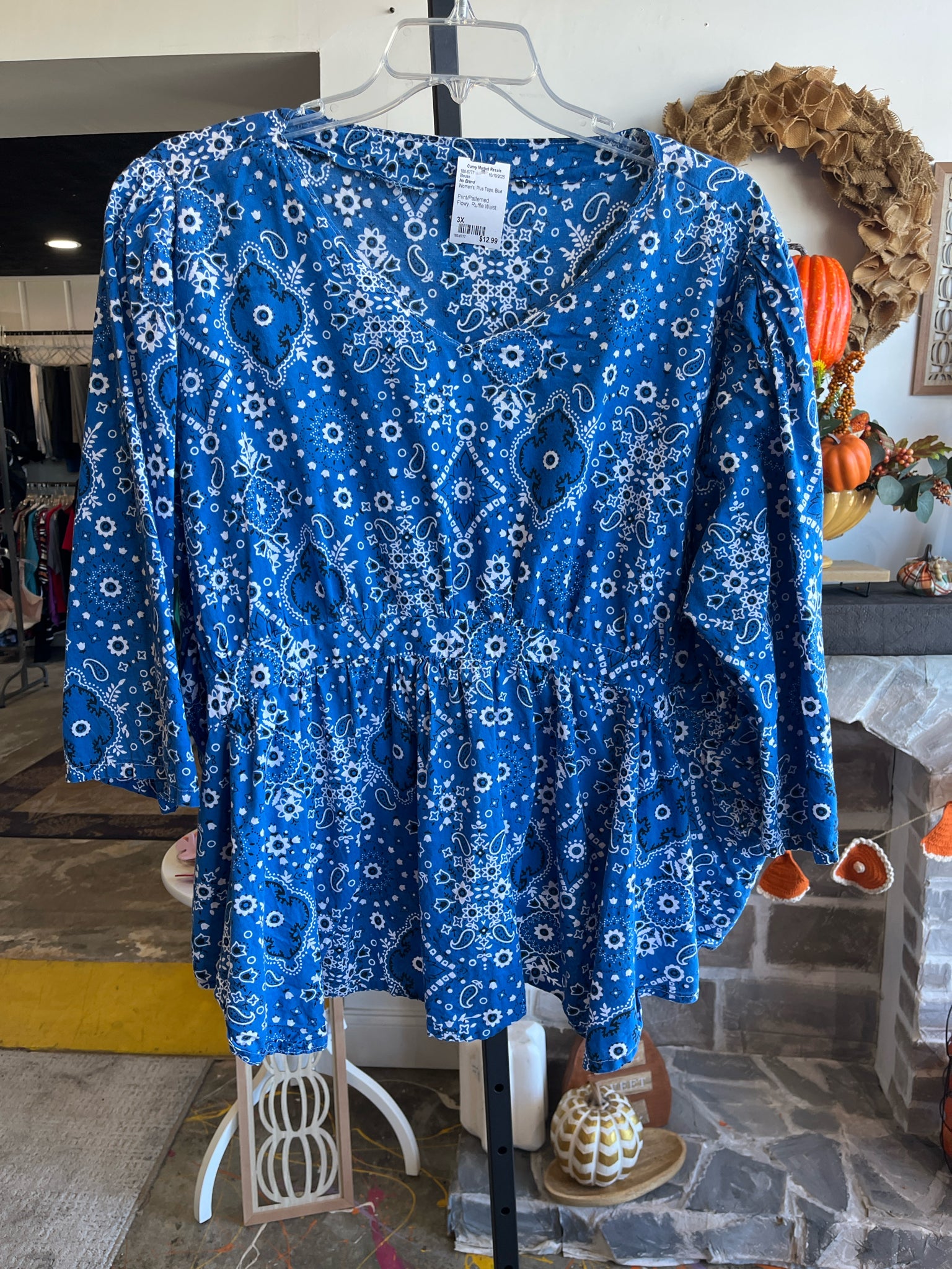 No Brand Plus Tops Size 3X Blouse