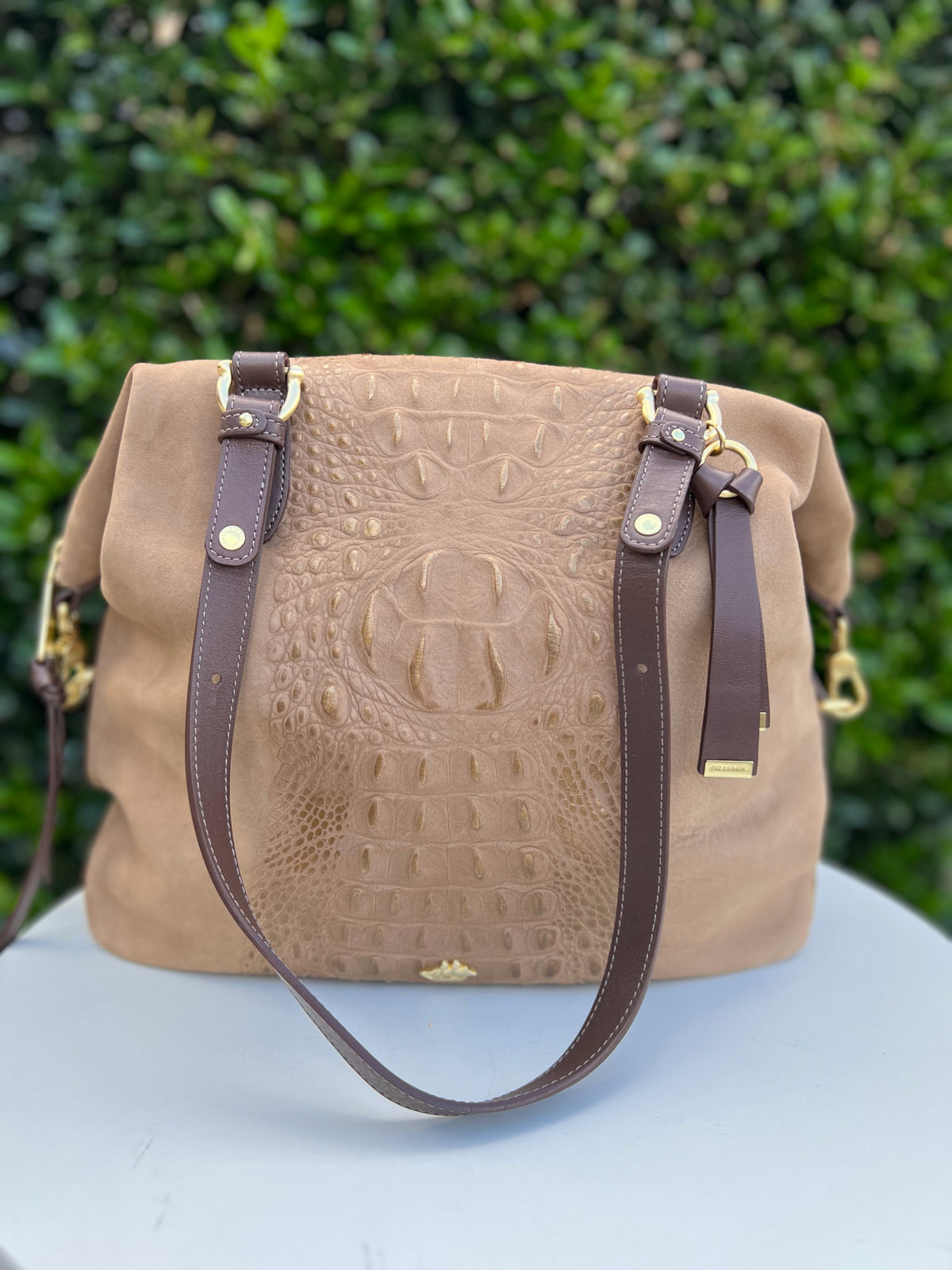 Brahmin Brown Purse