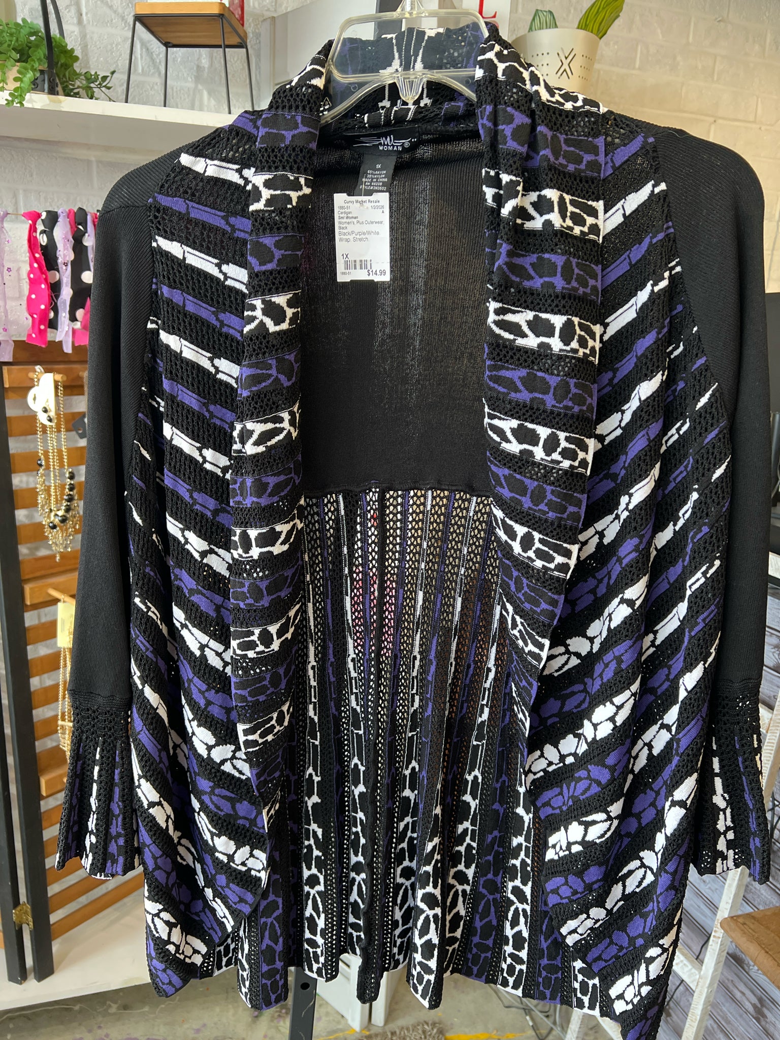 Sml Woman Plus Outerwear Size 1X Cardigan