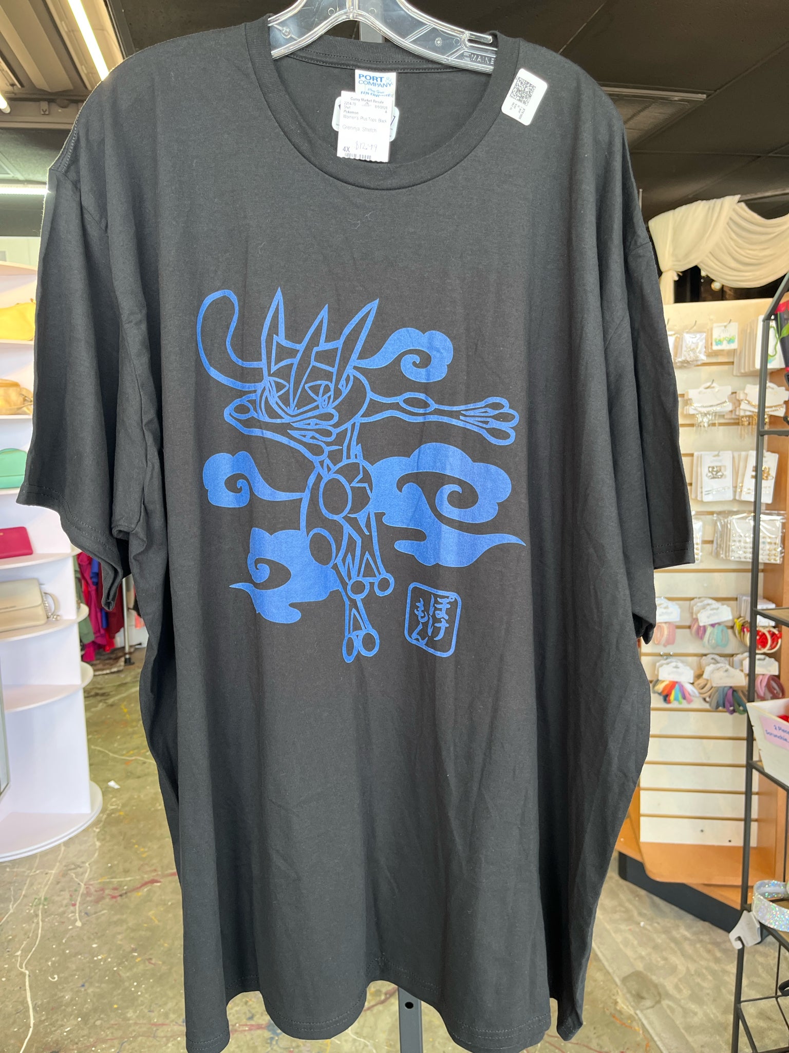 Pokemon Plus Tops Size 4X Shirt