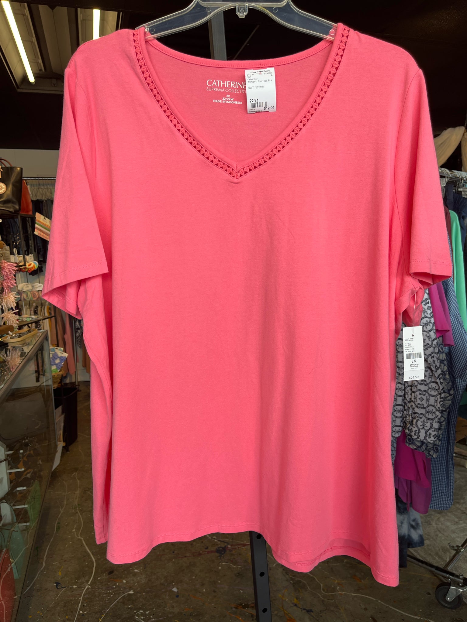 Catherines Plus Tops Size 22/24 Shirt