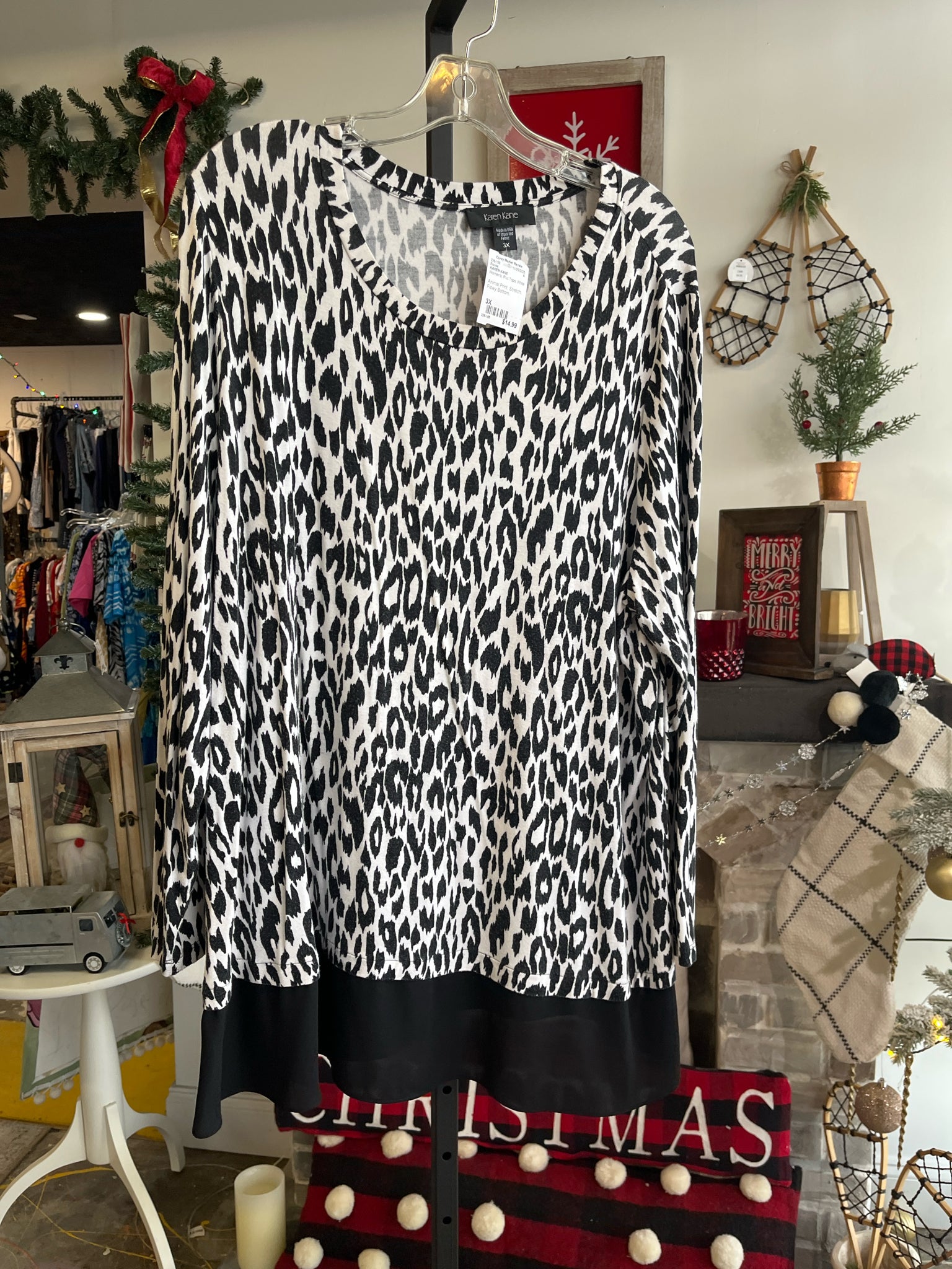 KAREN KANE Plus Tops Size 3X Blouse