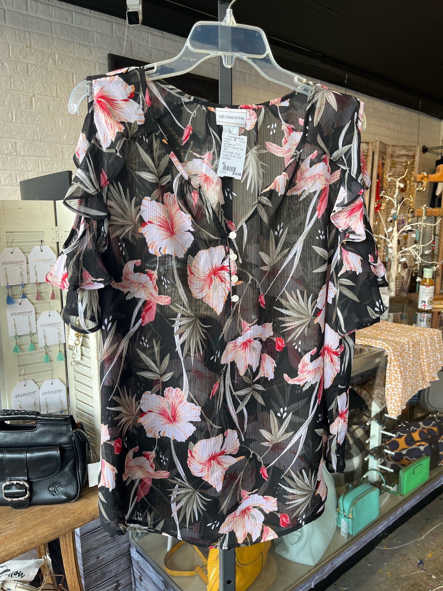 Liz Claiborne Womens Tops Size XL Blouse
