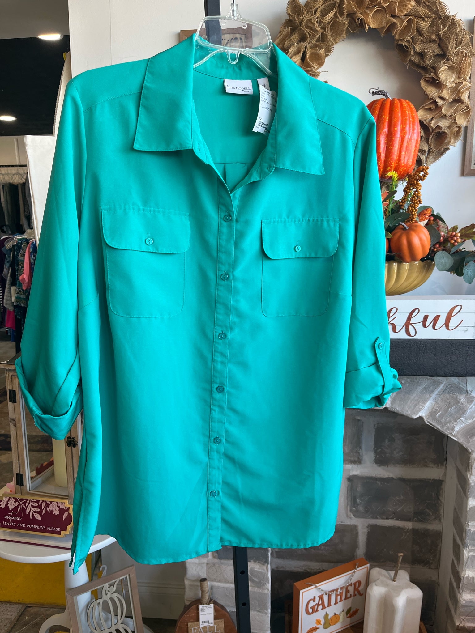 Kim Rogers Plus Tops Size 2X Blouse
