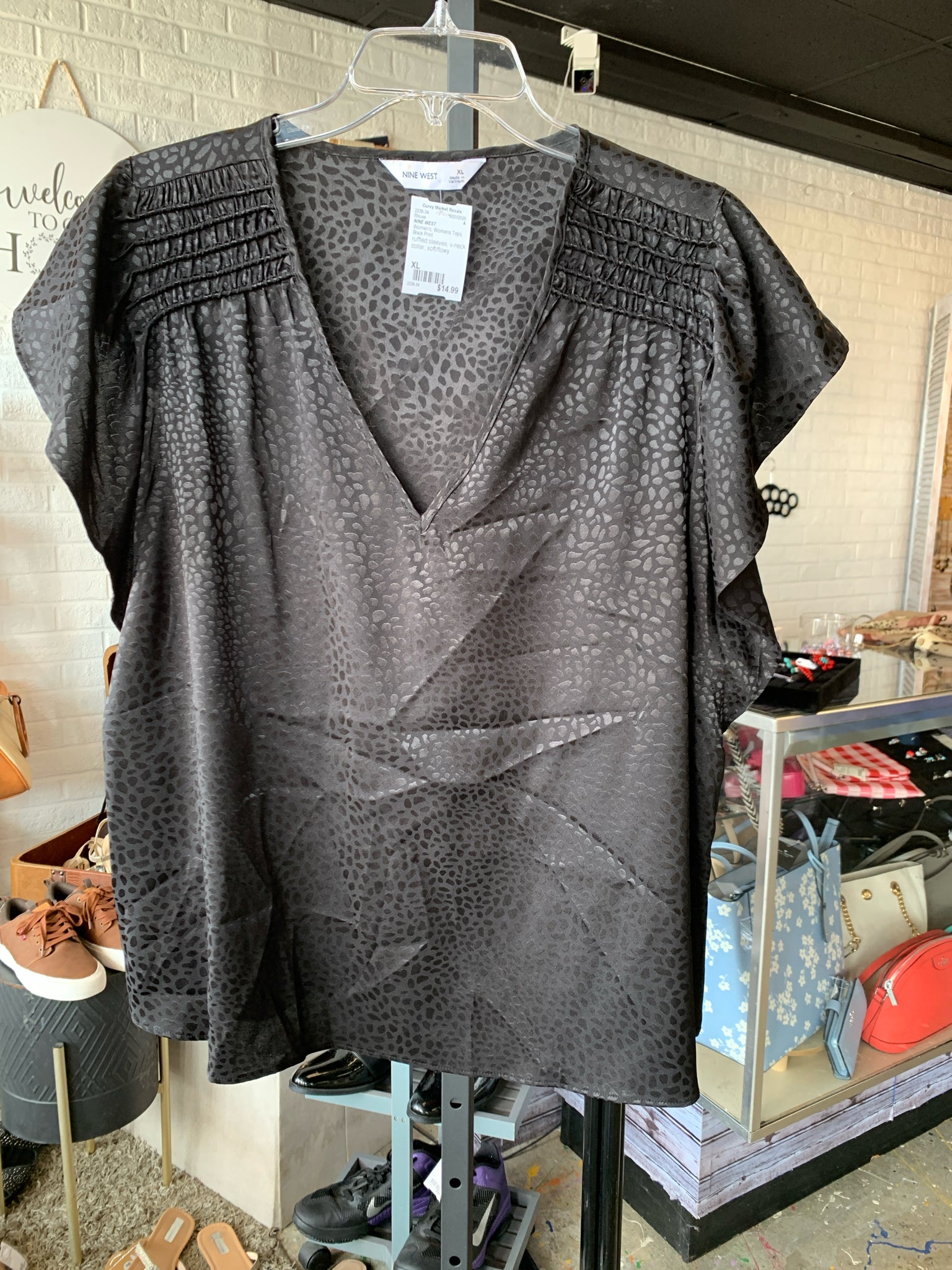 NINE WEST Womens Tops Size XL Blouse
