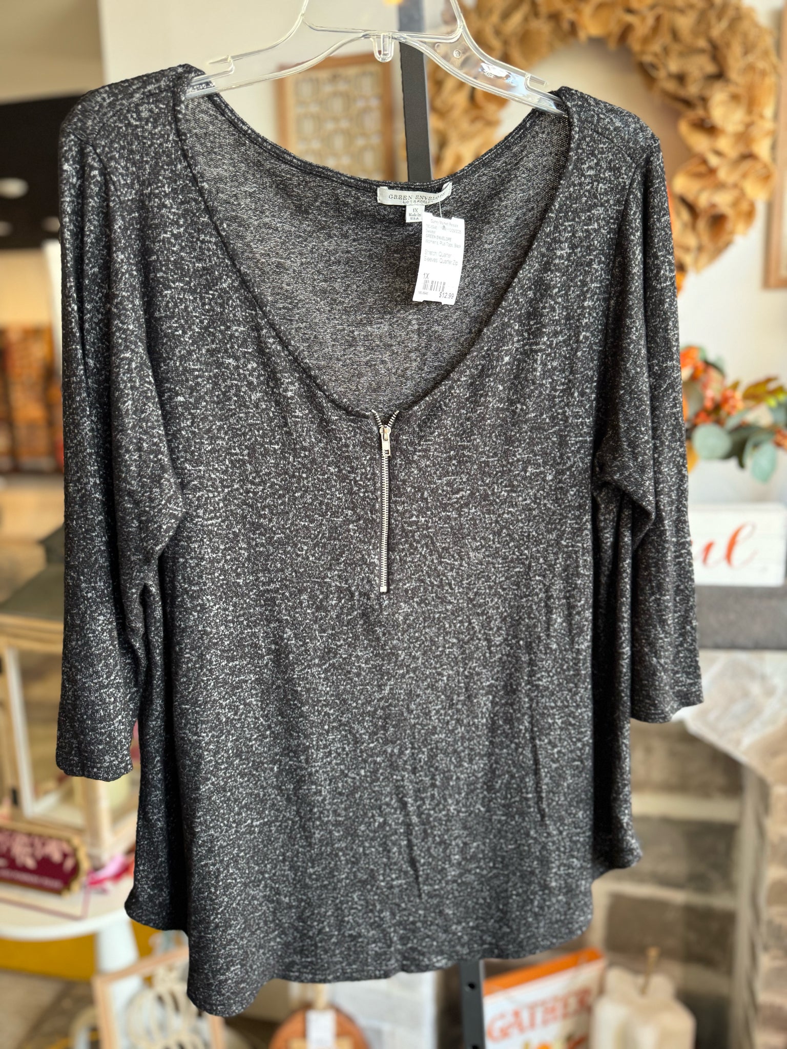 GREEN ENVELOPE Plus Tops Size 1X Sweater