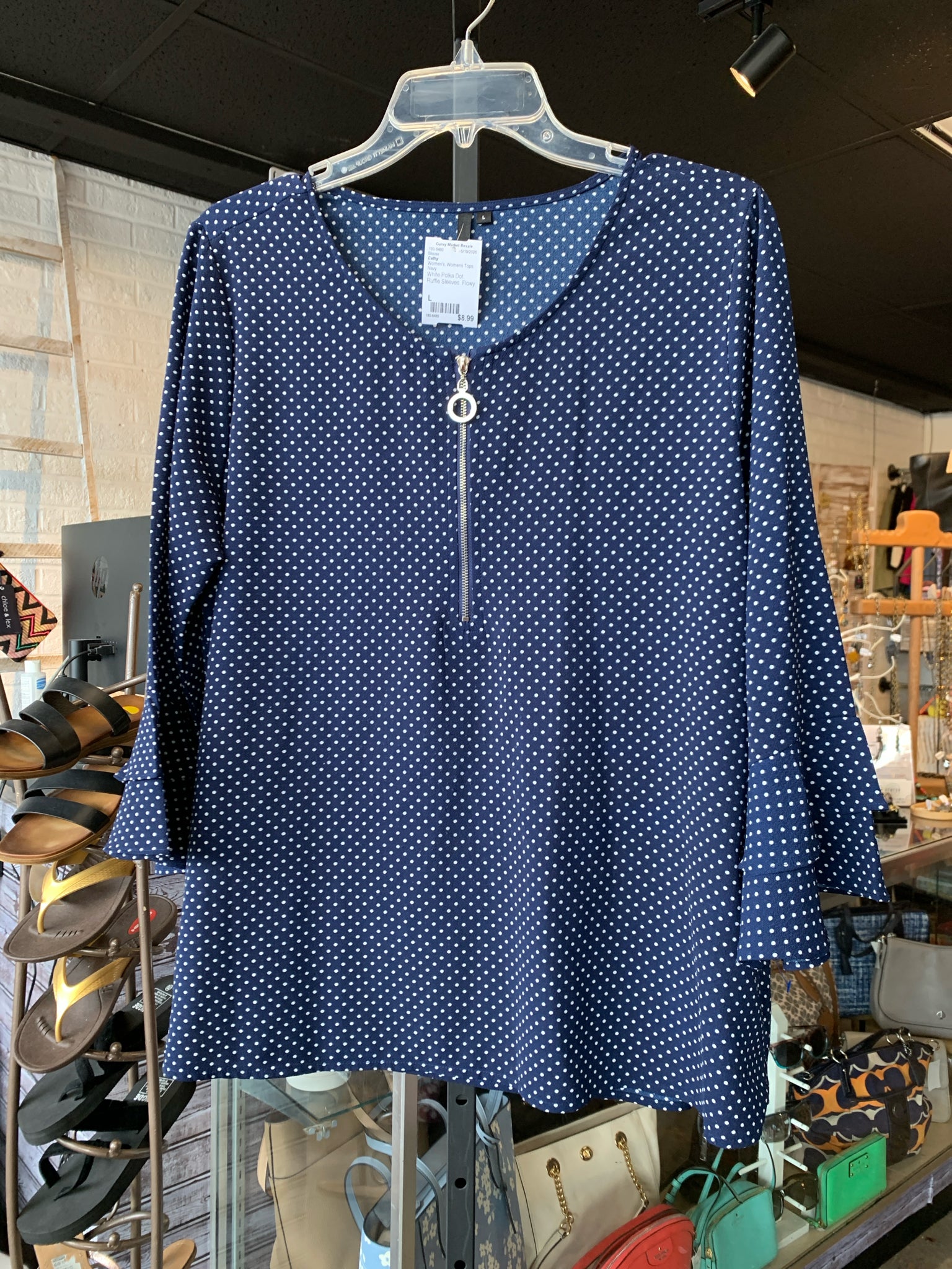 Cathy Womens Tops Size L Blouse