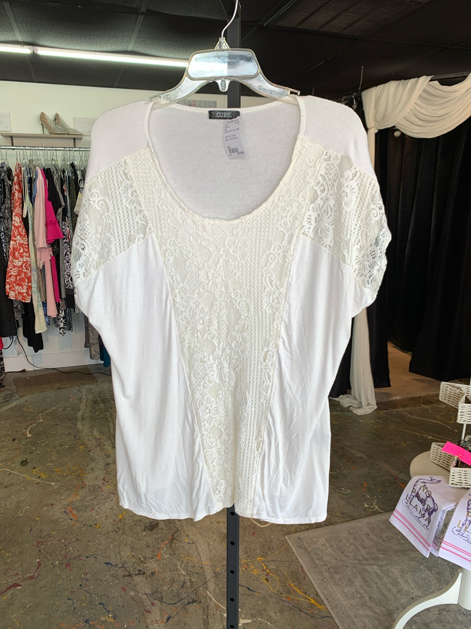 Cure Plus Tops Size 1XL Casual Top