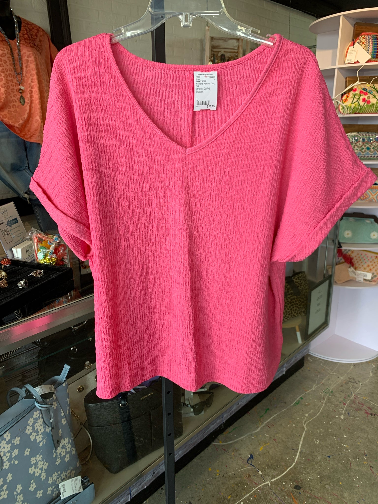 EMERY ROSE Womens Tops Size L Blouse
