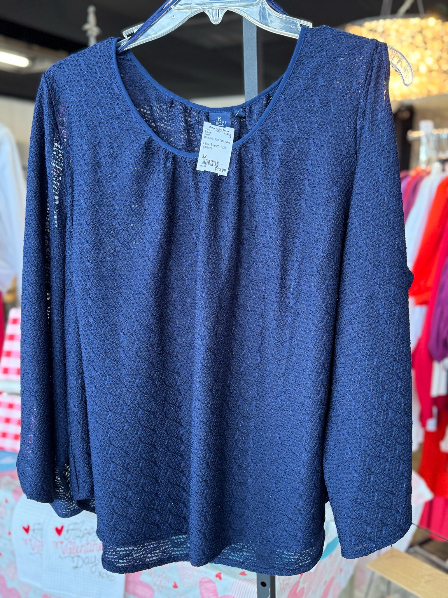 Kaari Plus Tops Size 3X Blouse