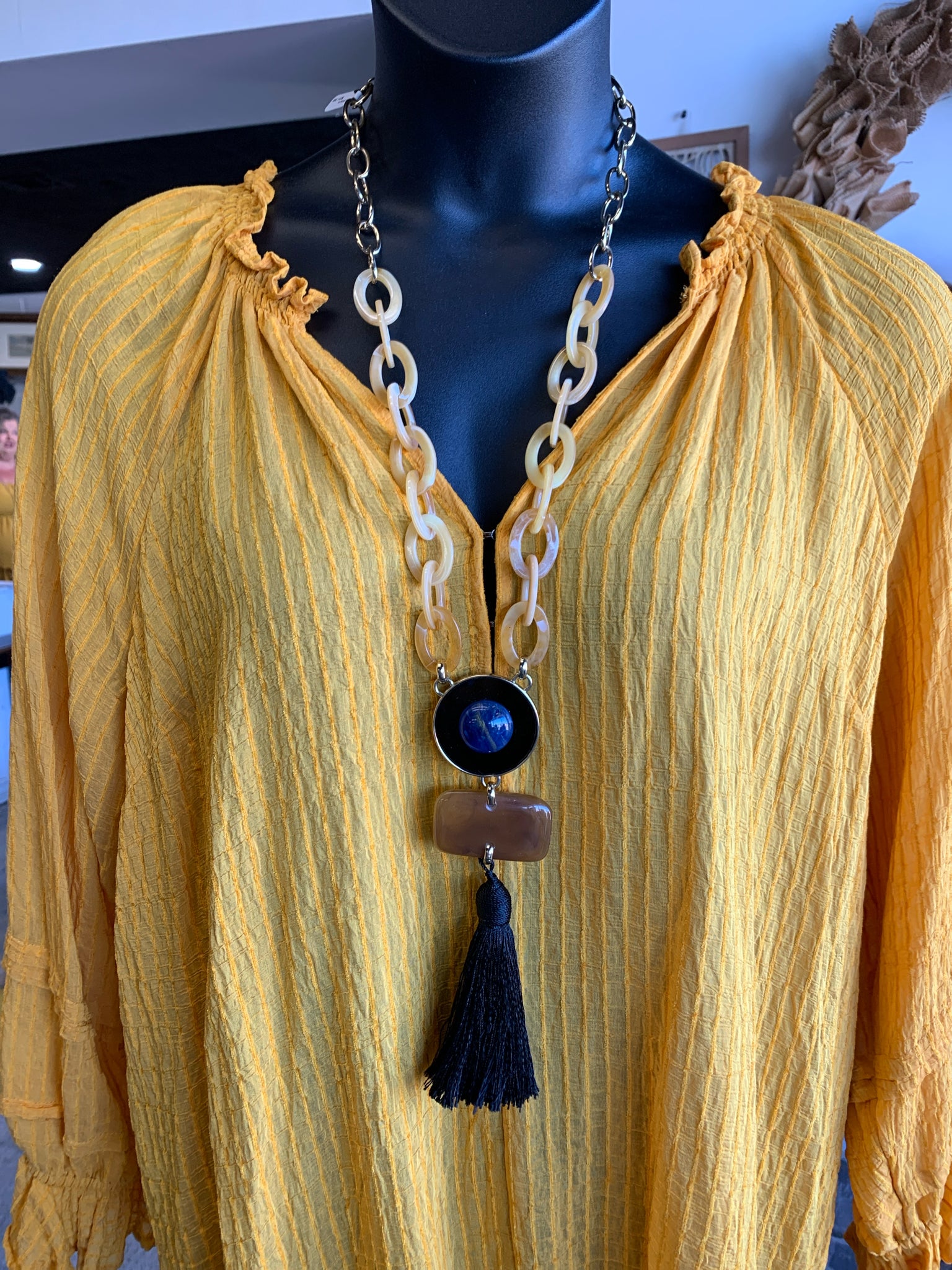 Chicos Yellow Necklace