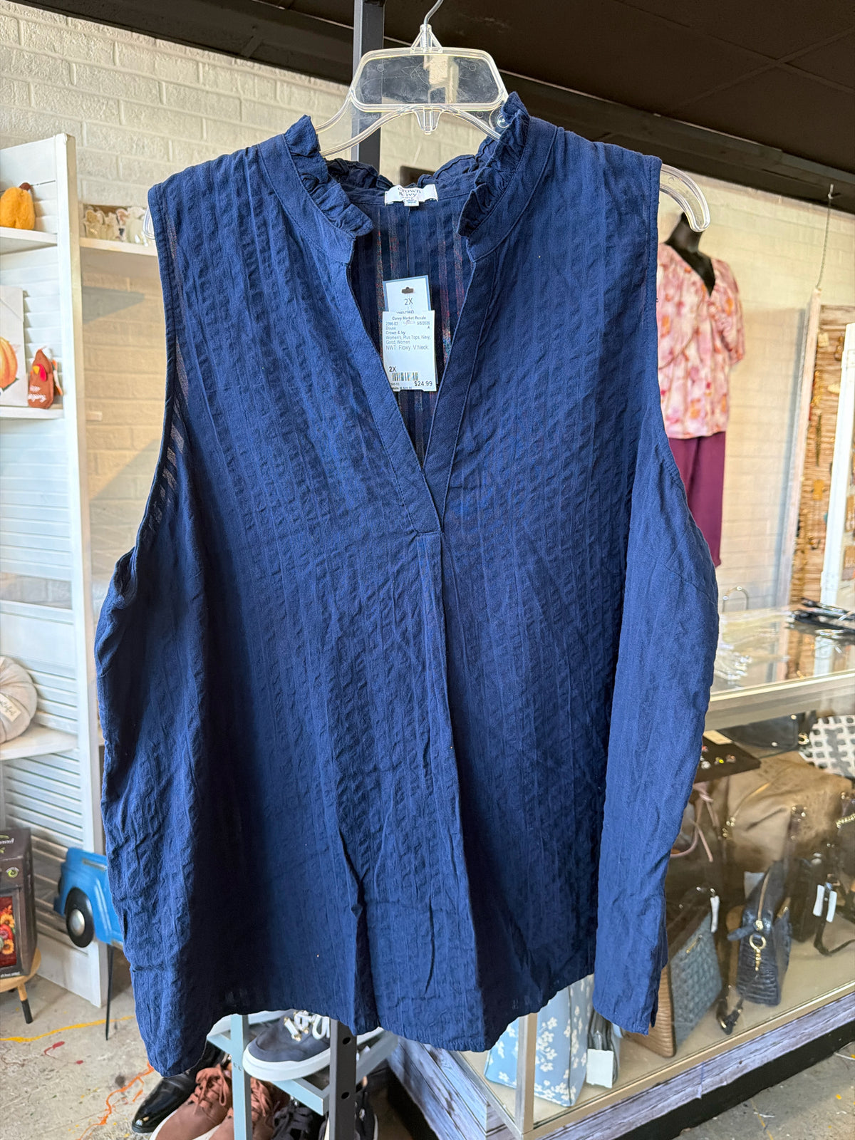 Crown & Ivy Plus Tops Size 2X Blouse