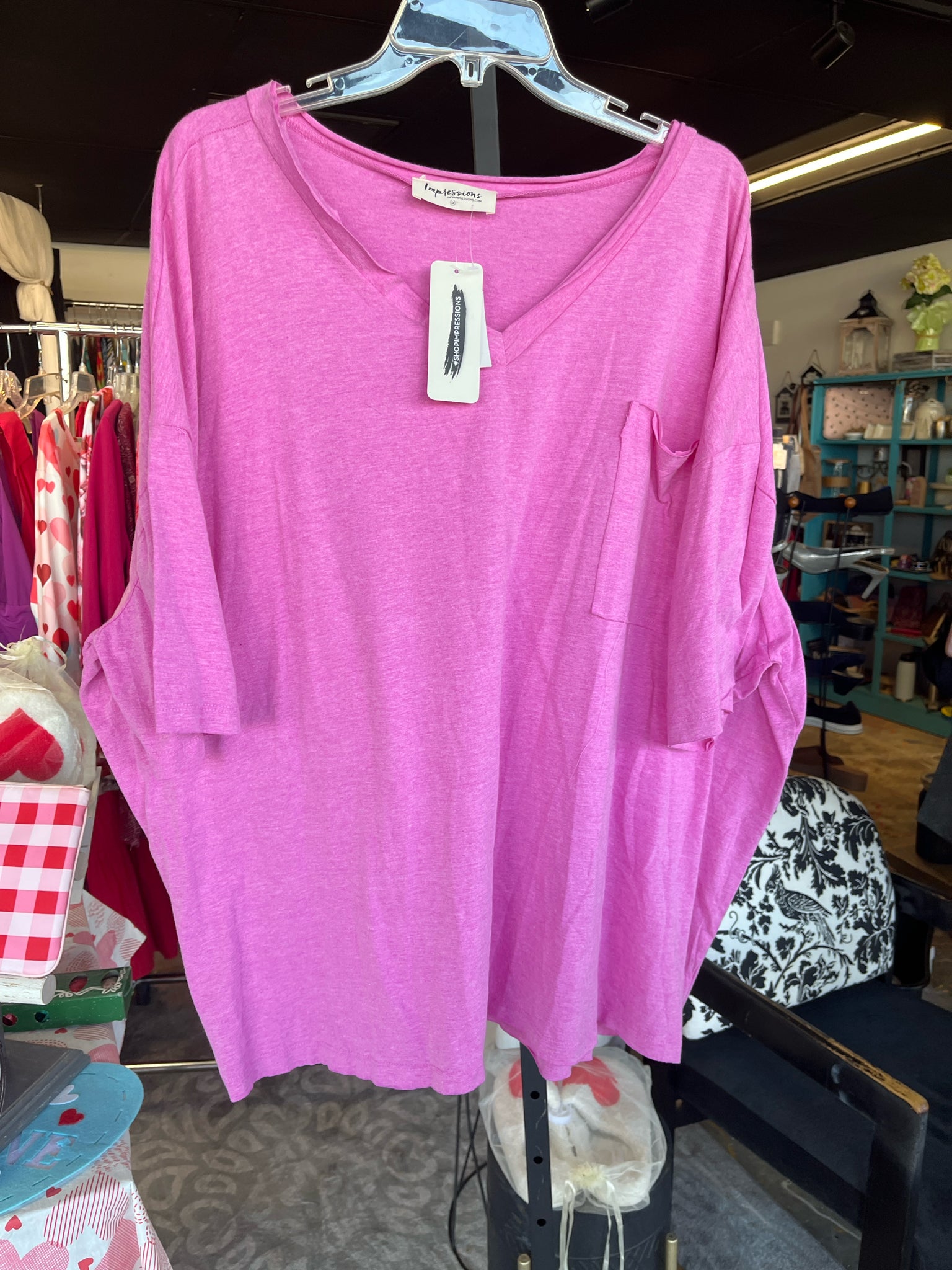 IMPRESSIONS Plus Tops Size 3X Shirt