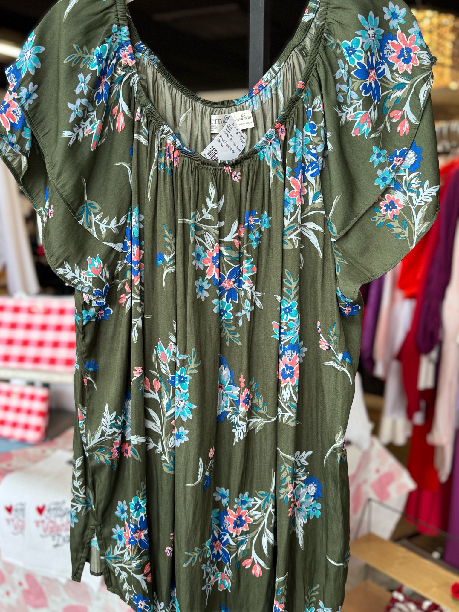 Terra & Sky Plus Tops Size 20/22 Blouse