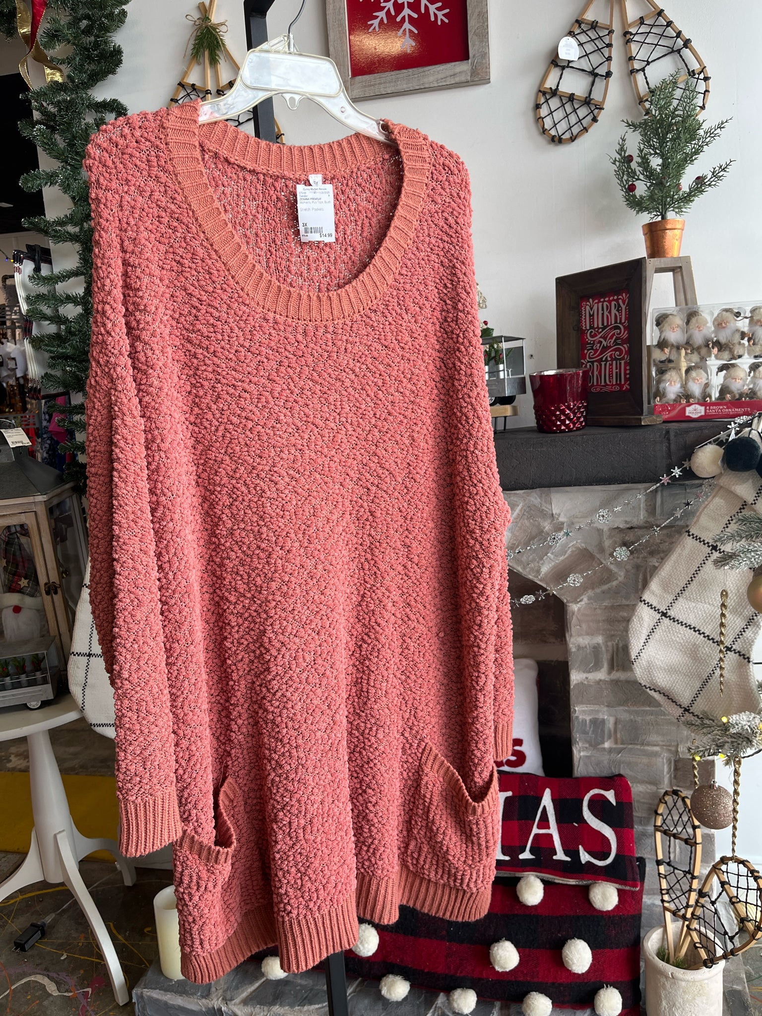 ZENANA PREMIUM Plus Tops Size 3X Sweater