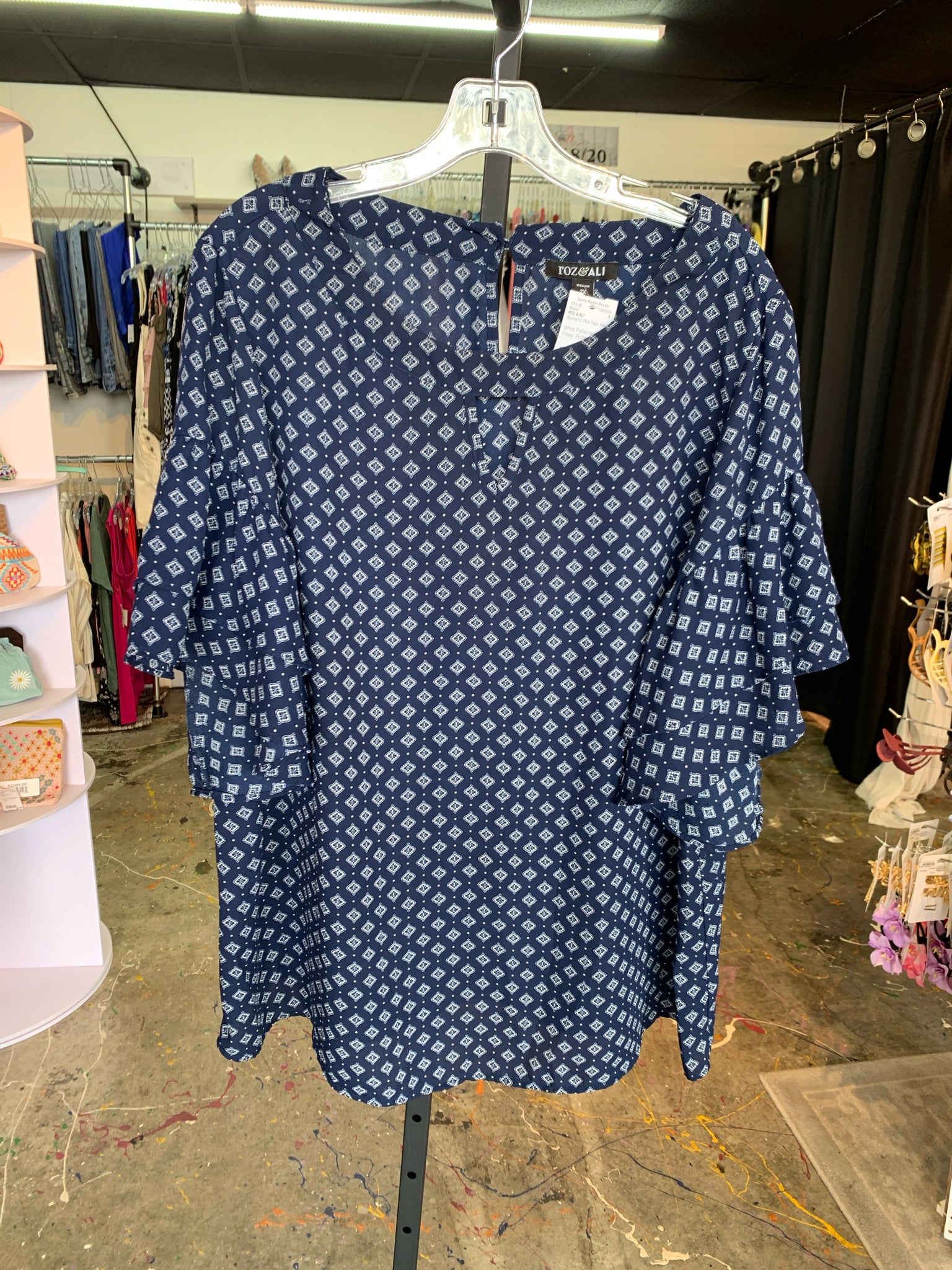 ROZ & ALI Plus Tops Size 2X Blouse