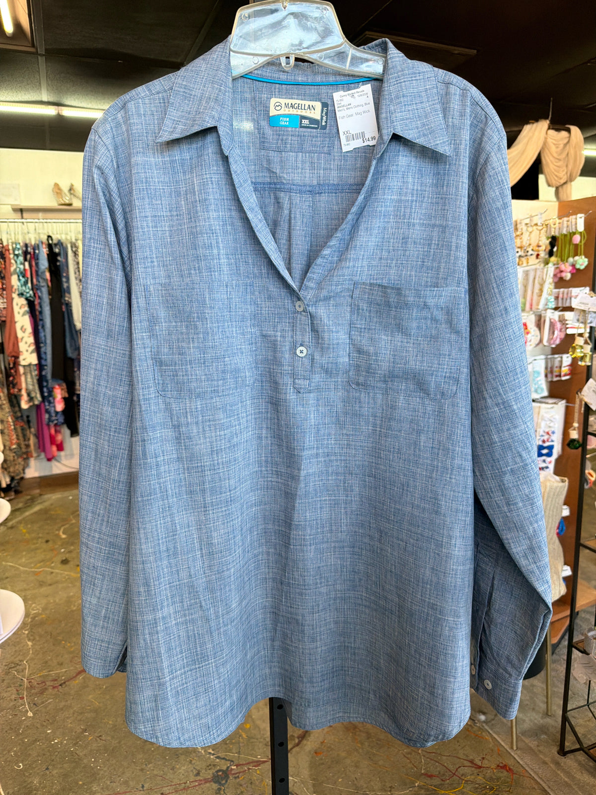 MAGELLAN Men's Size XXL Mens Clothing Shirt