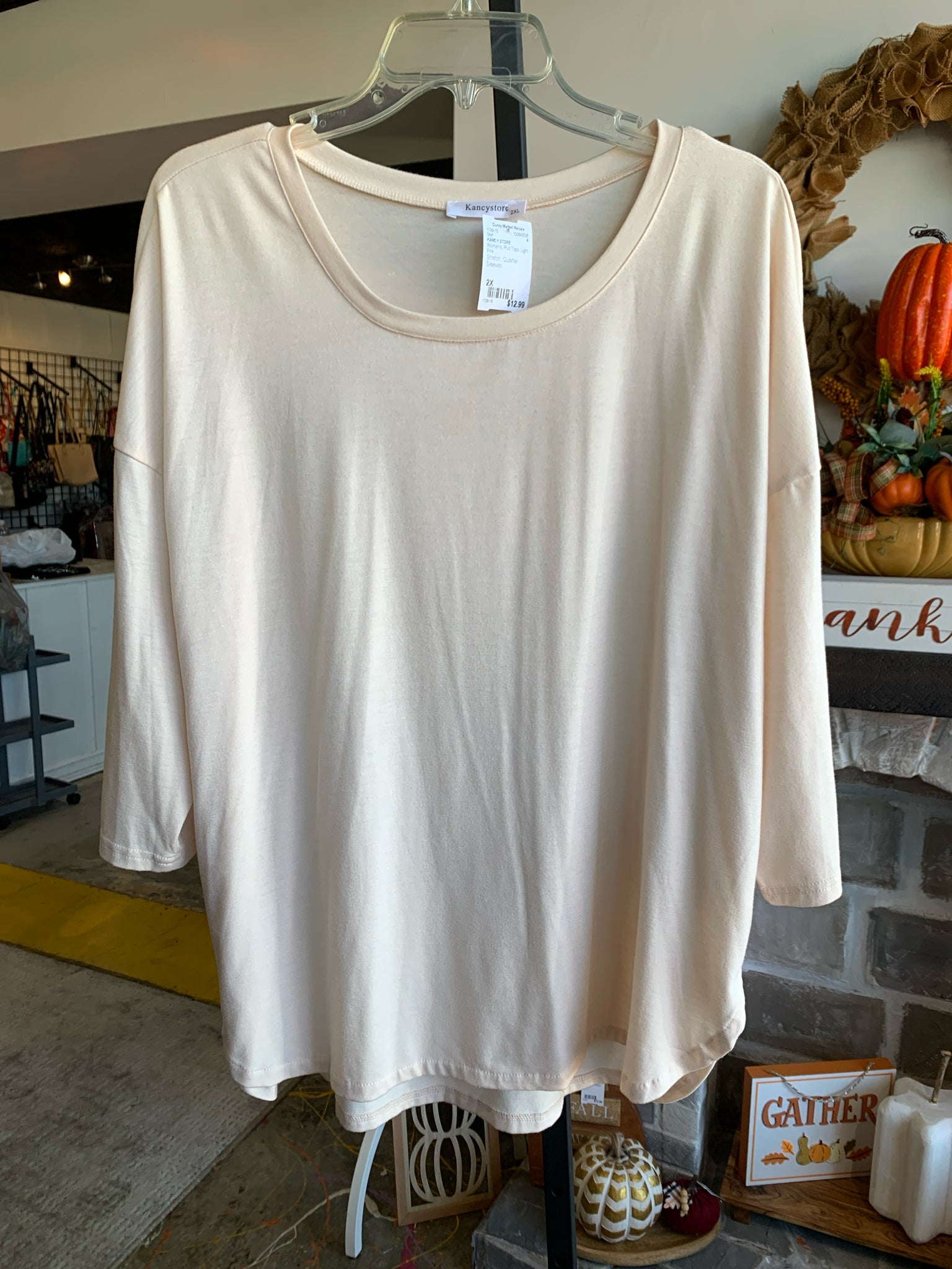 KANCY STORE Plus Tops Size 2X Shirt