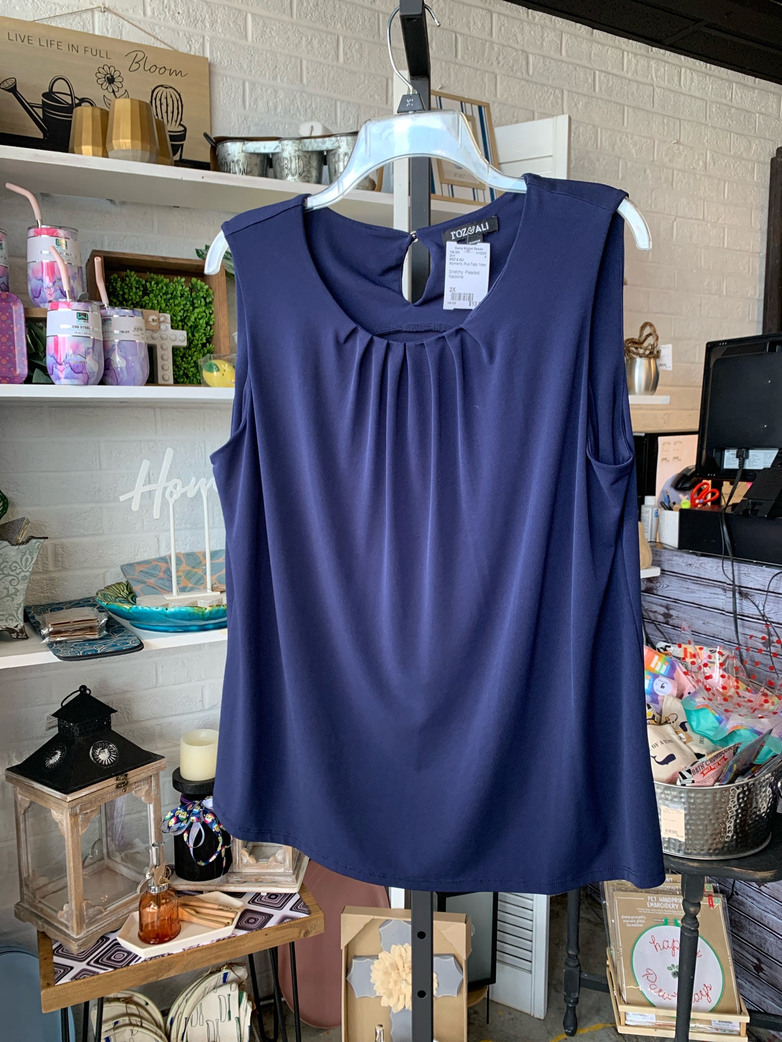 ROZ & ALI Plus Tops Size 2X Shirt