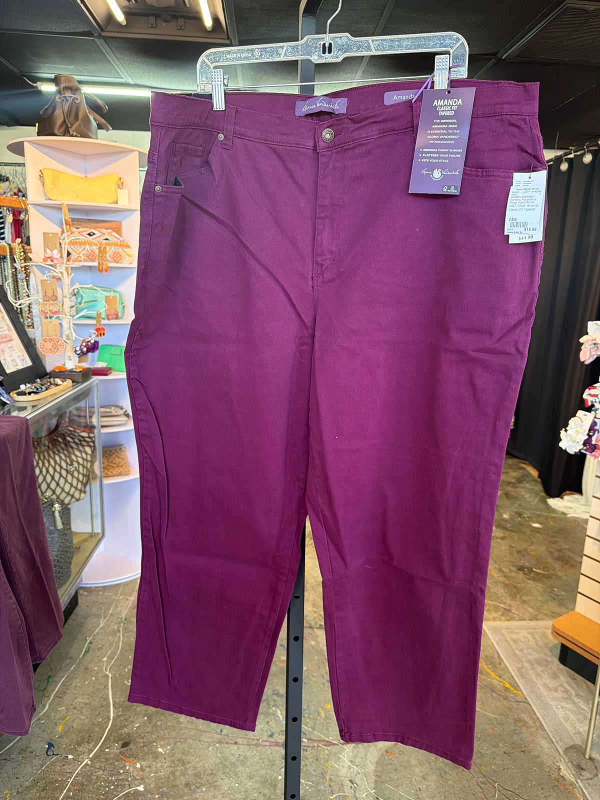 GLORIA VANDERBILT Plus Bottoms Size 24W Jeans