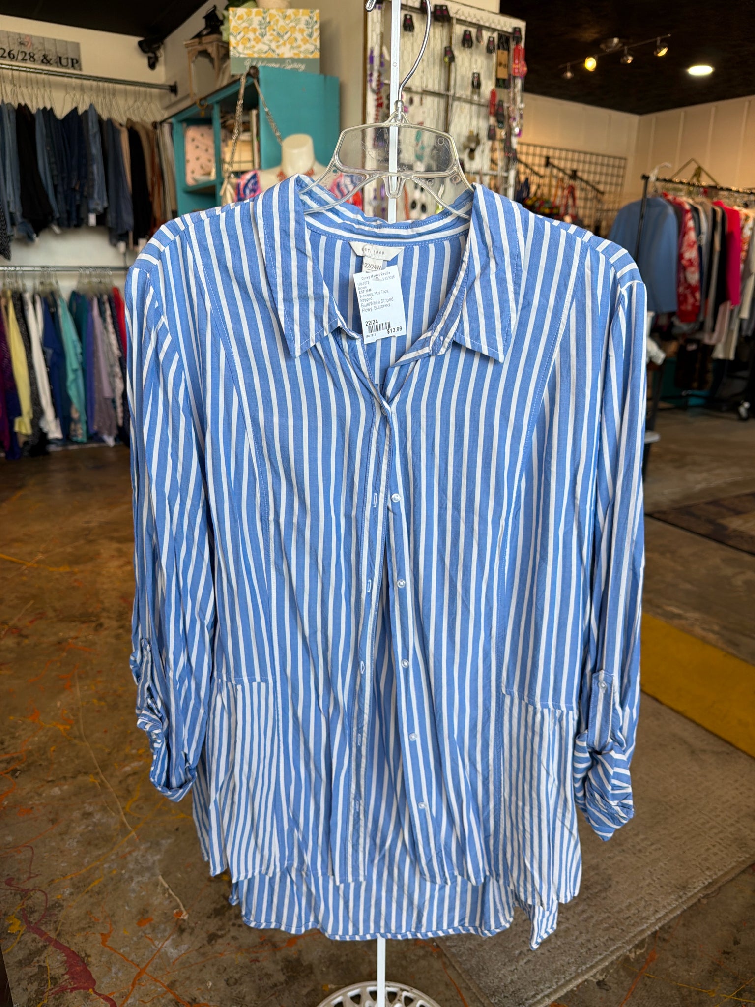 EST 1946 Plus Tops Size 22/24 Blouse