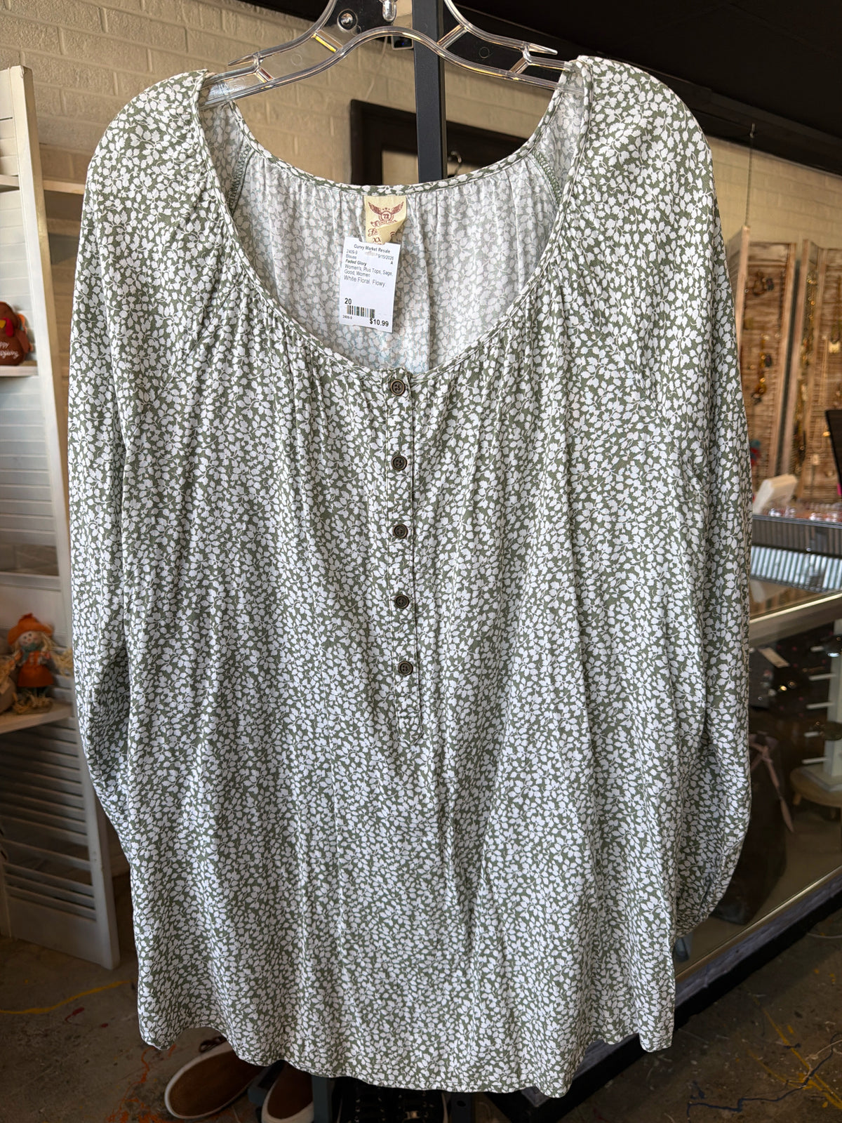 Faded Glory Plus Tops Size 20 Blouse