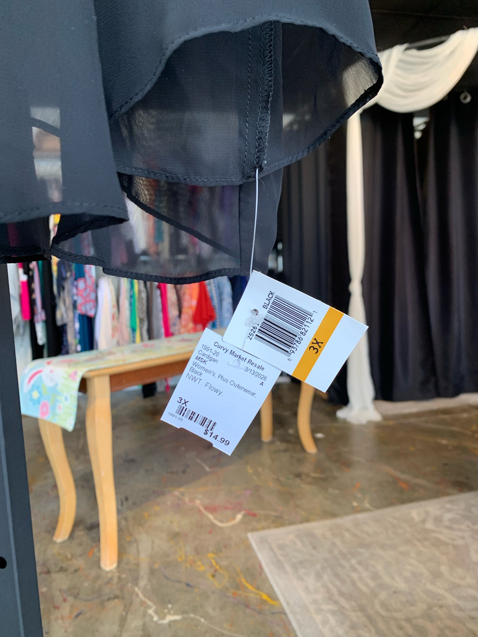 MSK Plus Outerwear Size 3X Cardigan