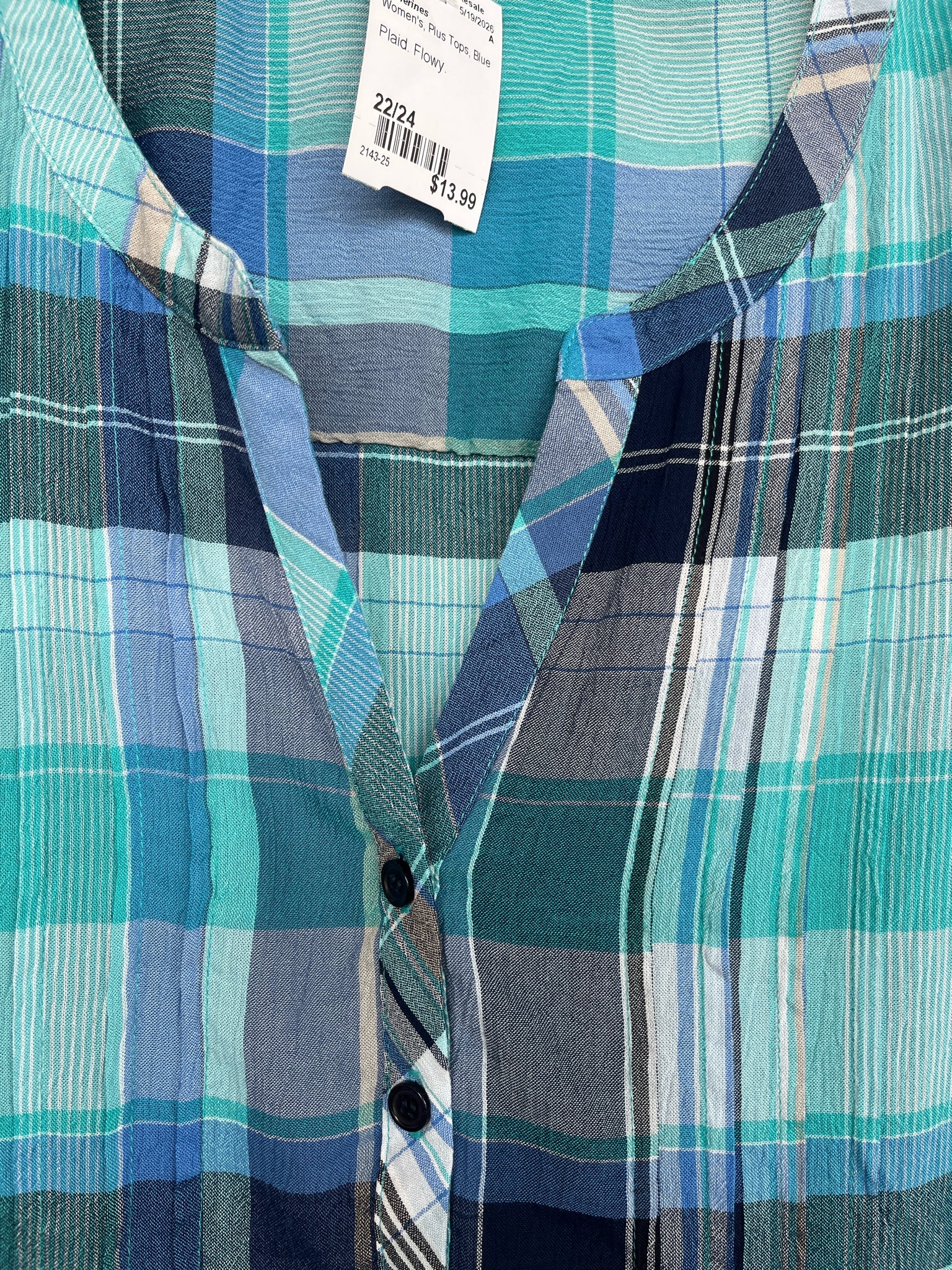 Catherines Plus Tops Size 22/24 Blouse