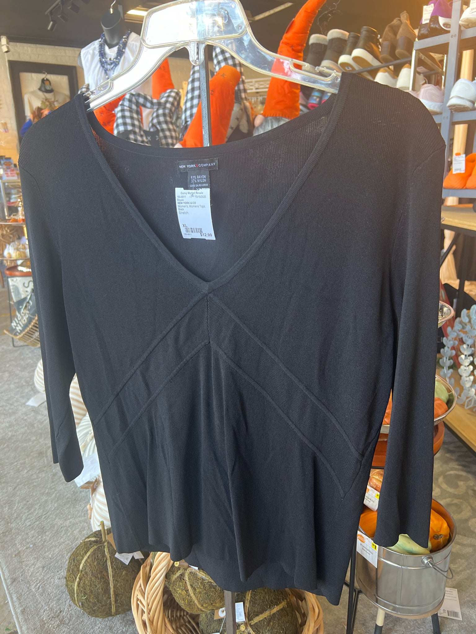 NEW YORK & CO Womens Tops Size XL Blouse