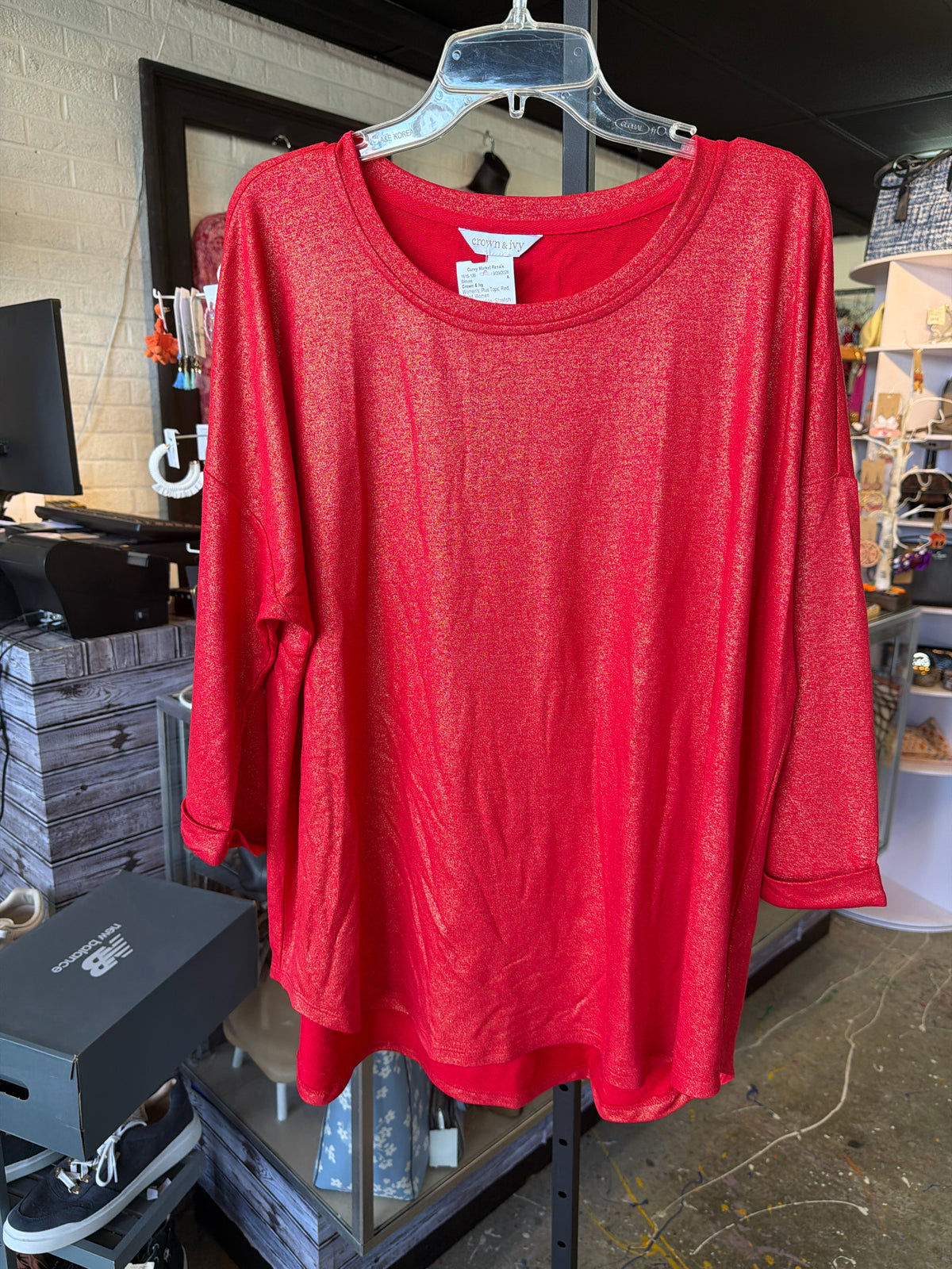 Crown & Ivy Plus Tops Size 1X Blouse