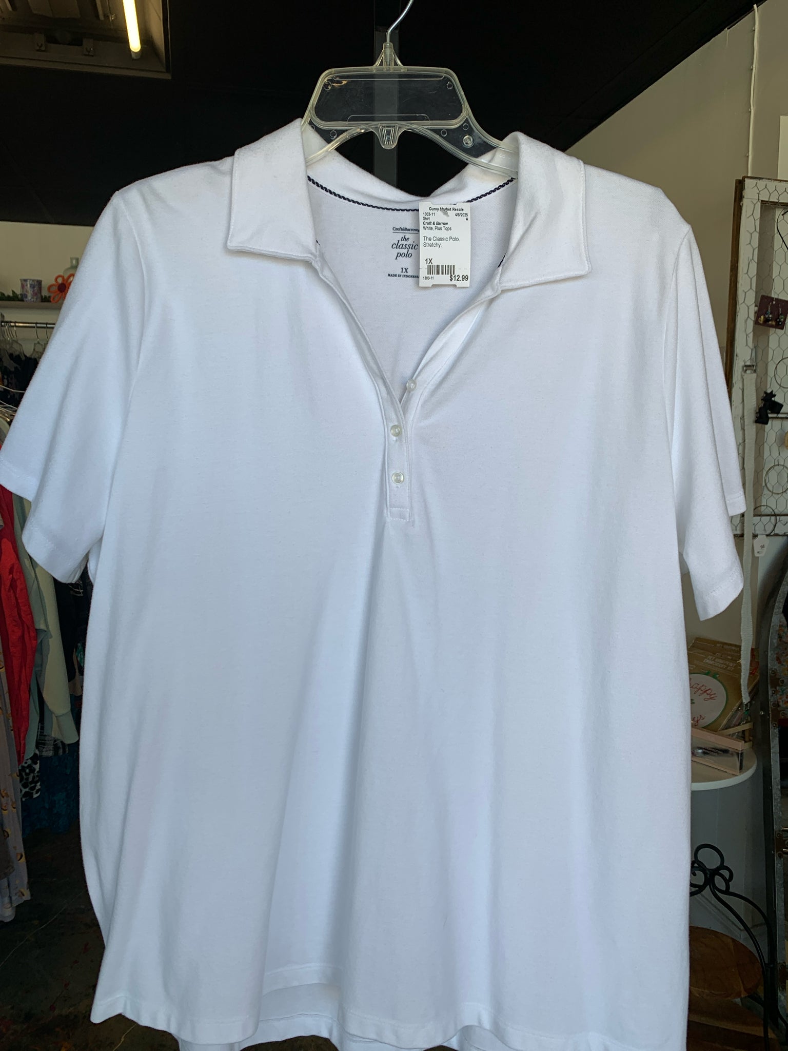 Croft & Barrow Plus Tops Size 1X Shirt