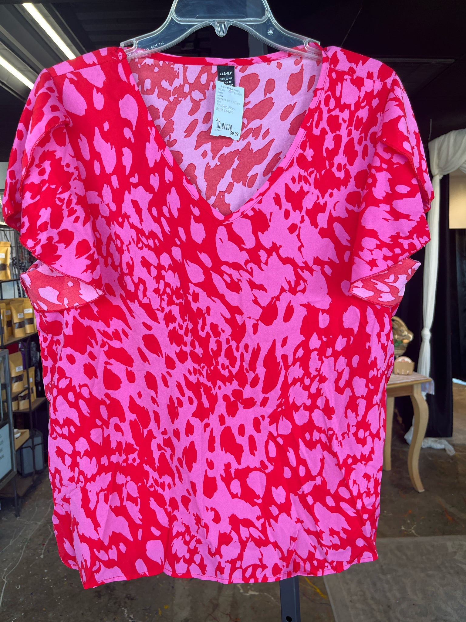 Lishly Womens Tops Size XL Blouse