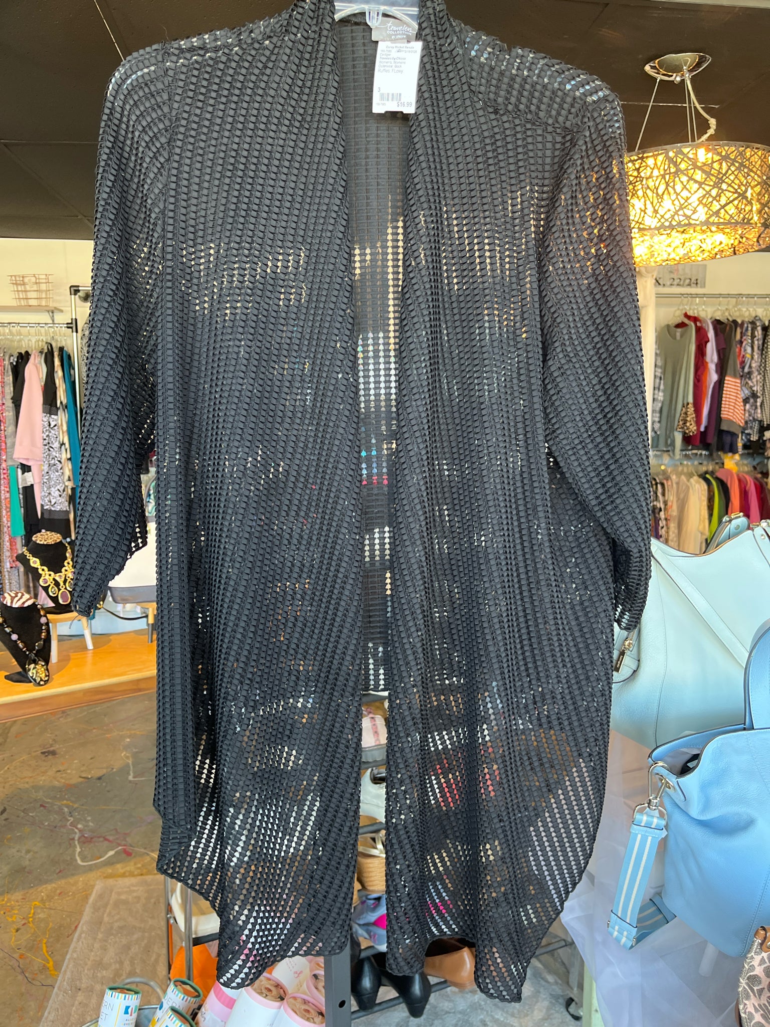 Travelers by Chicos Womens Outerwear Size 3 Cardigan