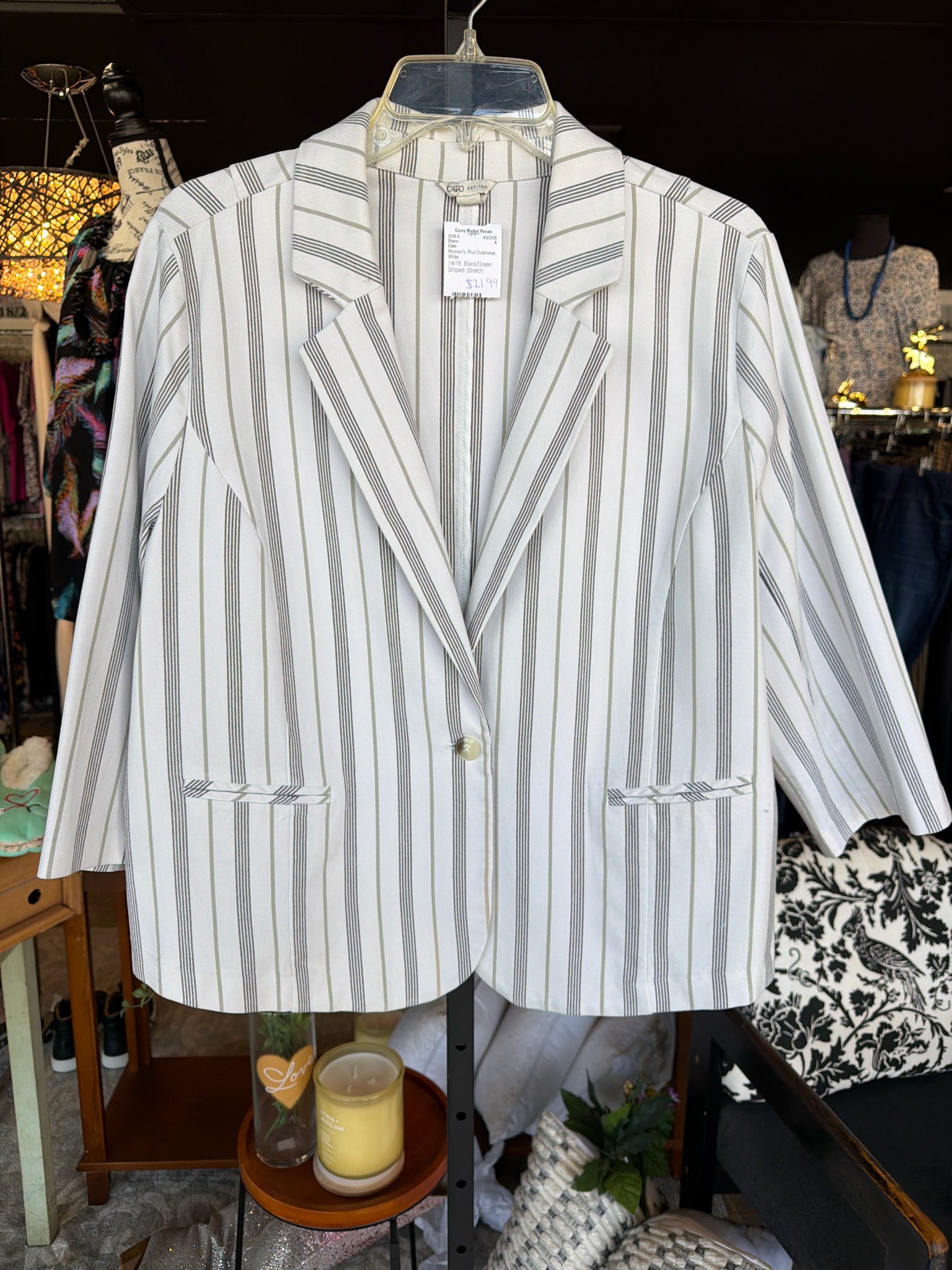Cato Plus Outerwear Blazer