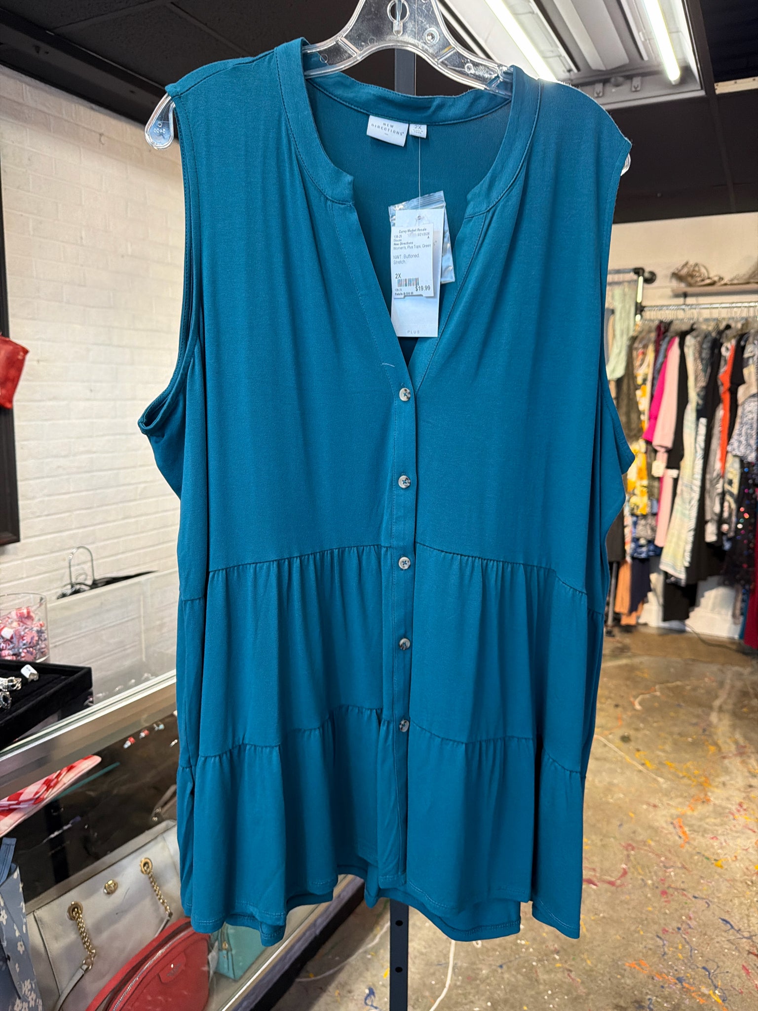 New Directions Plus Tops Size 2X Blouse
