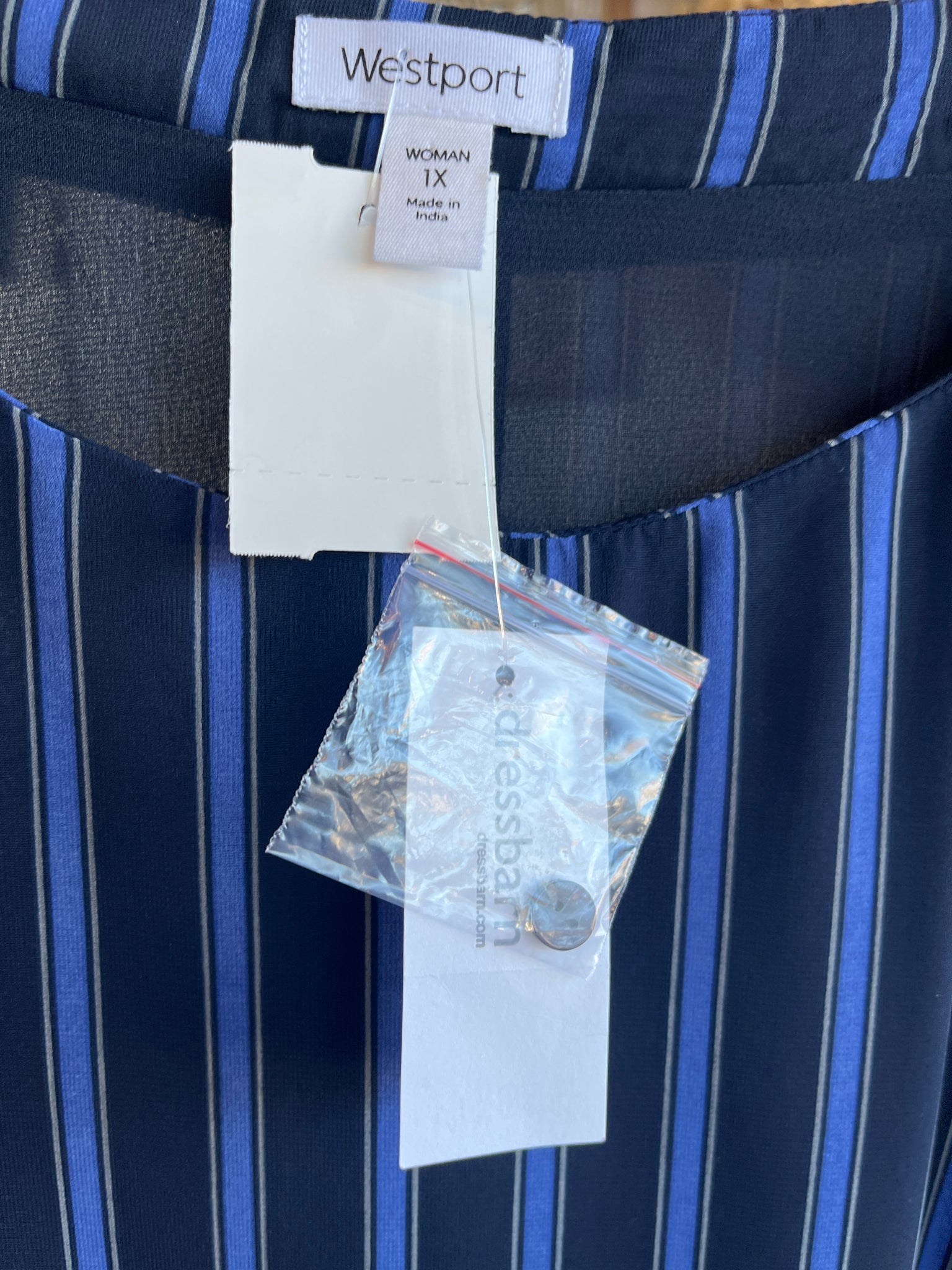 westport Plus Tops Size 1X Blouse