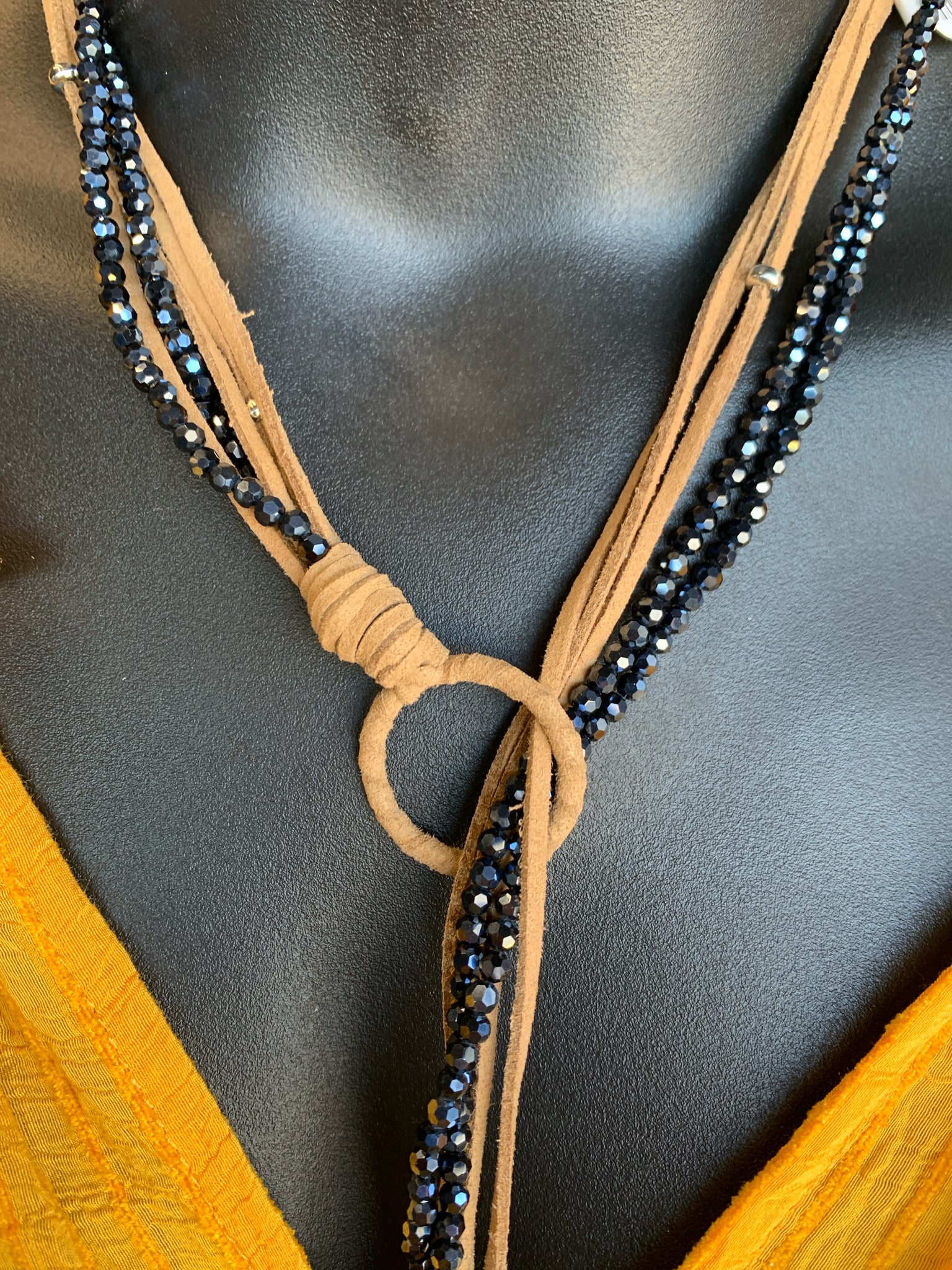 Chicos Navy Necklace