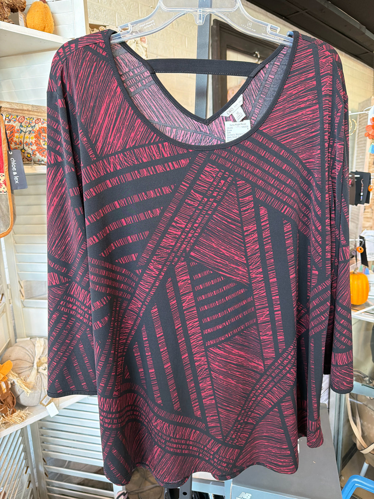 Cato Womens Tops Size XL Blouse