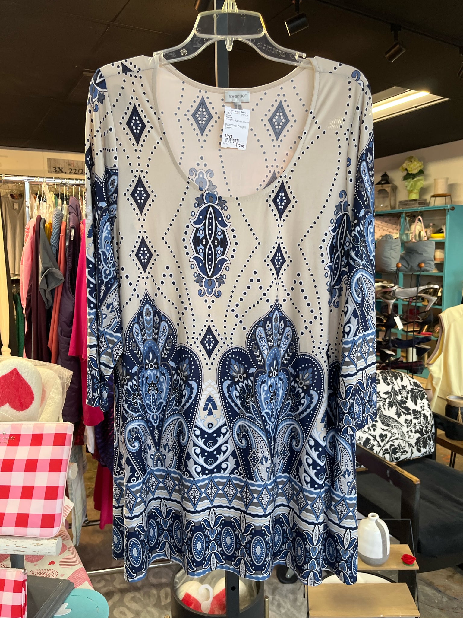 Avenue Plus Tops Size 22/24 Blouse