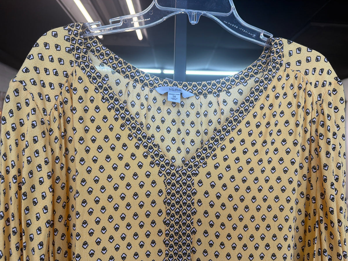 Croft & Barrow Plus Tops Size 3X Blouse