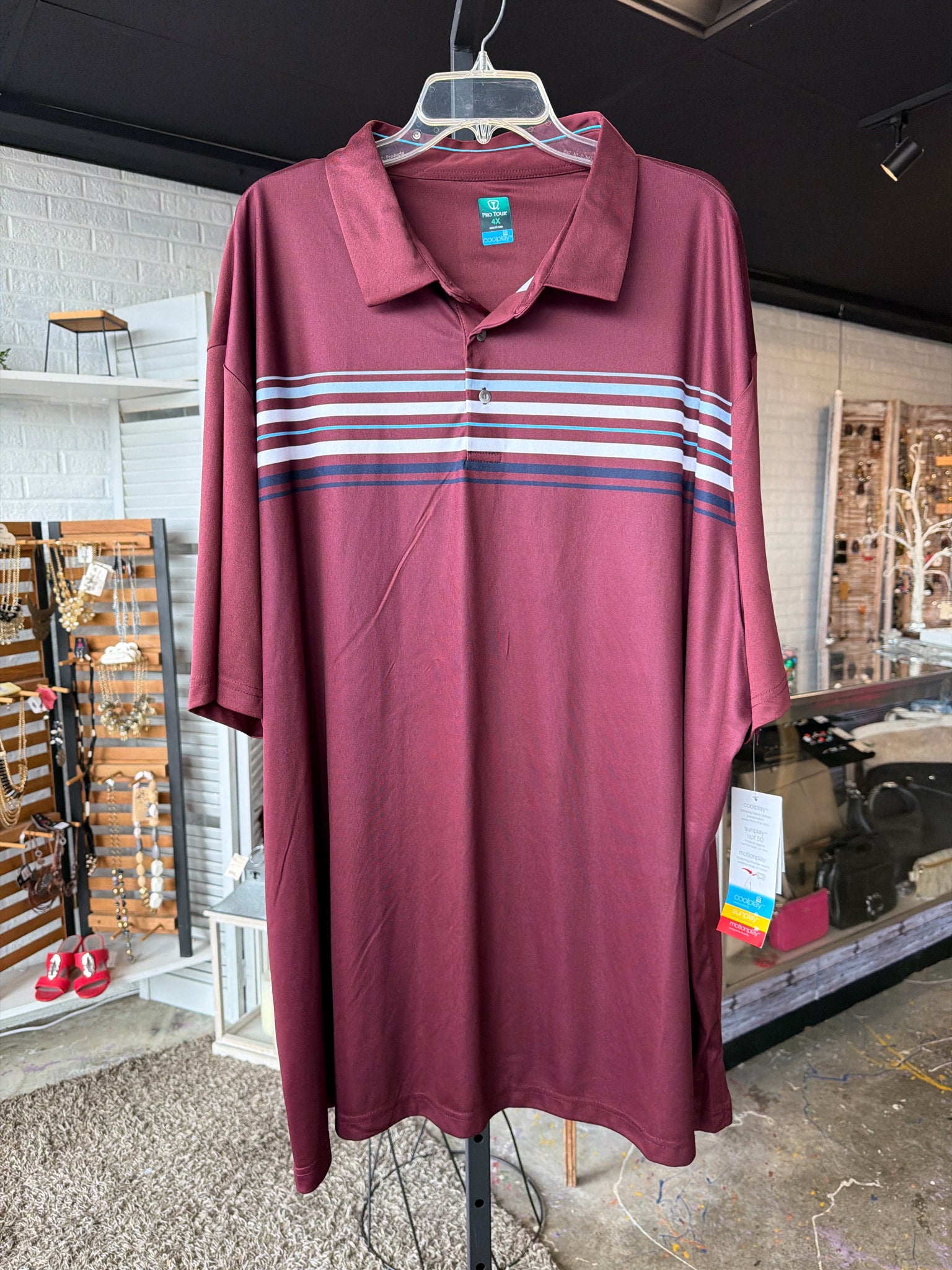 Pro Tour Men's Size 4XL Mens Clothing Shirt